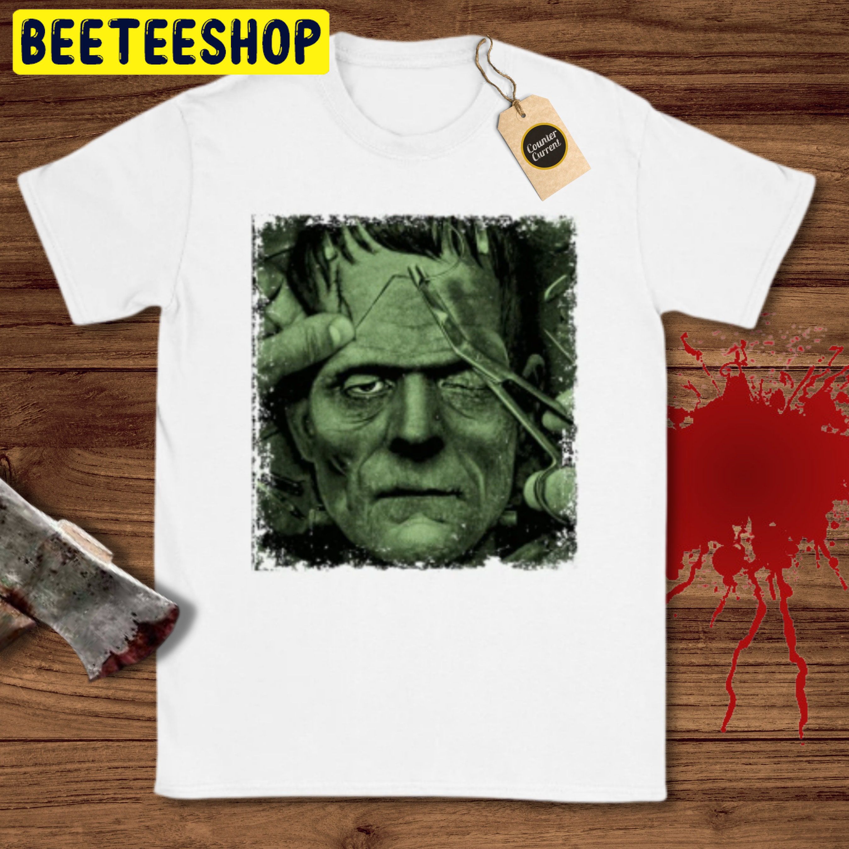Frankenstein Horror Retro 70s 80s 90s Trending Unisex Shirt Frankenstein Horror Retro 70s 80s 90s Trending Unisex Shirt