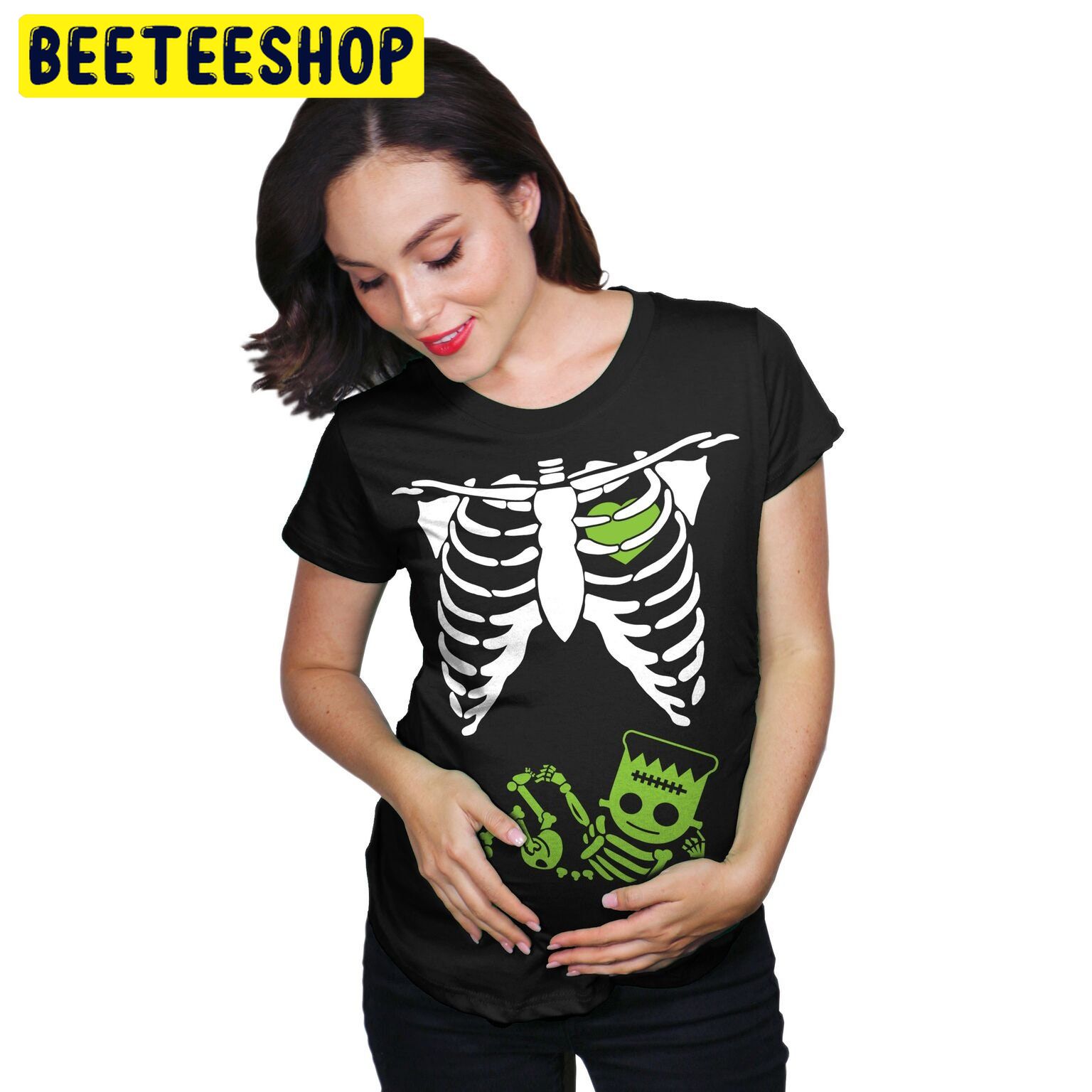 Frankenstein Skeleton Maternity Funny Pregnant Trending Unisex Shirt Frankenstein Skeleton Maternity Funny Pregnant Trending Unisex Shirt