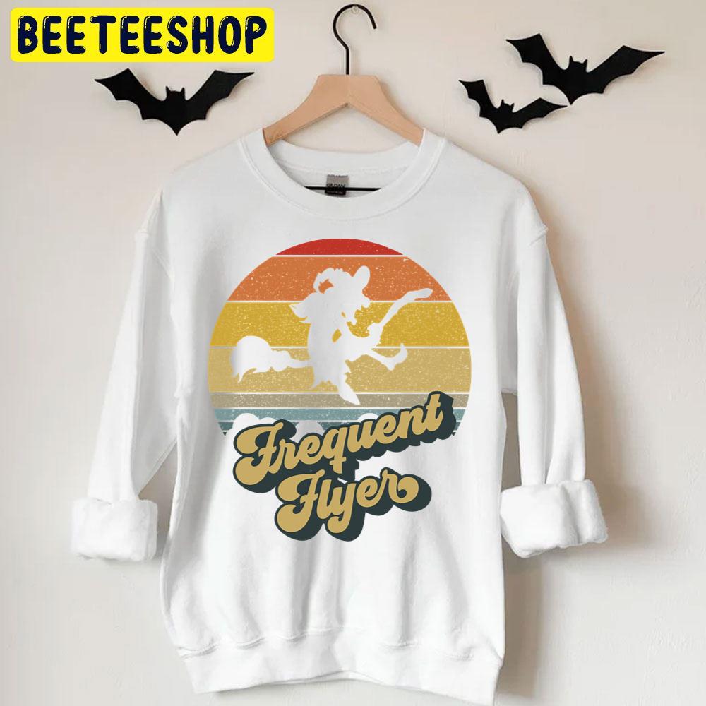 Frequent Flyer Witch Retro Halloween Trending Unisex T-Shirt Frequent Flyer Witch Retro Halloween Trending Unisex T-Shirt