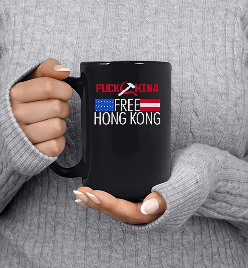 Fuck China Free Hong Kong Mug Fuck China Free Hong Kong Mug