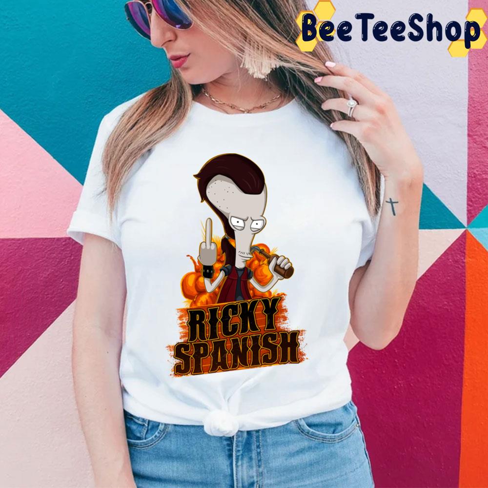 Fuck Ricky Spanish American Dad Trending Unisex T-Shirt Fuck Ricky Spanish American Dad Trending Unisex T-Shirt