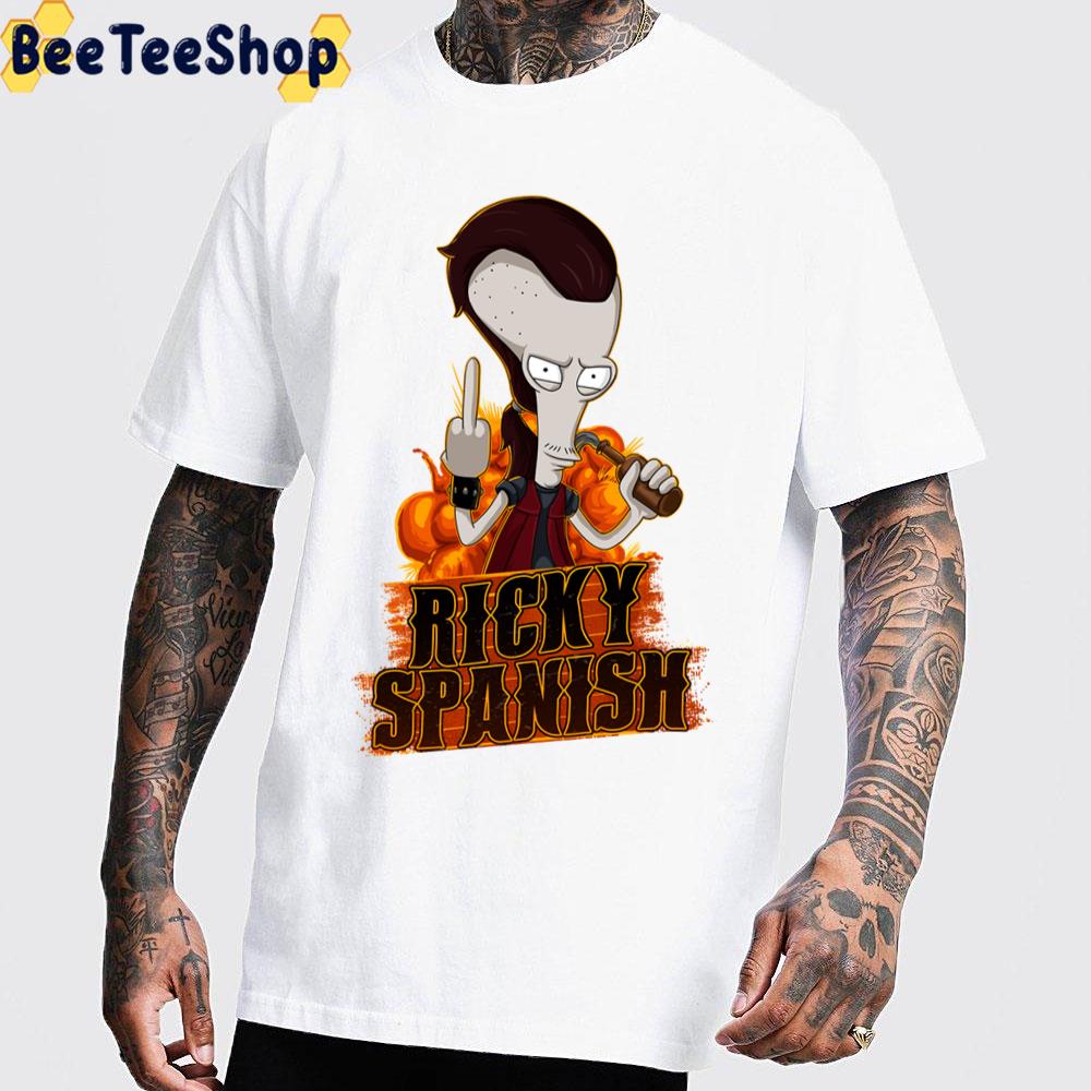 Fuck Ricky Spanish American Dad Trending Unisex T-Shirt Fuck Ricky Spanish American Dad Trending Unisex T-Shirt