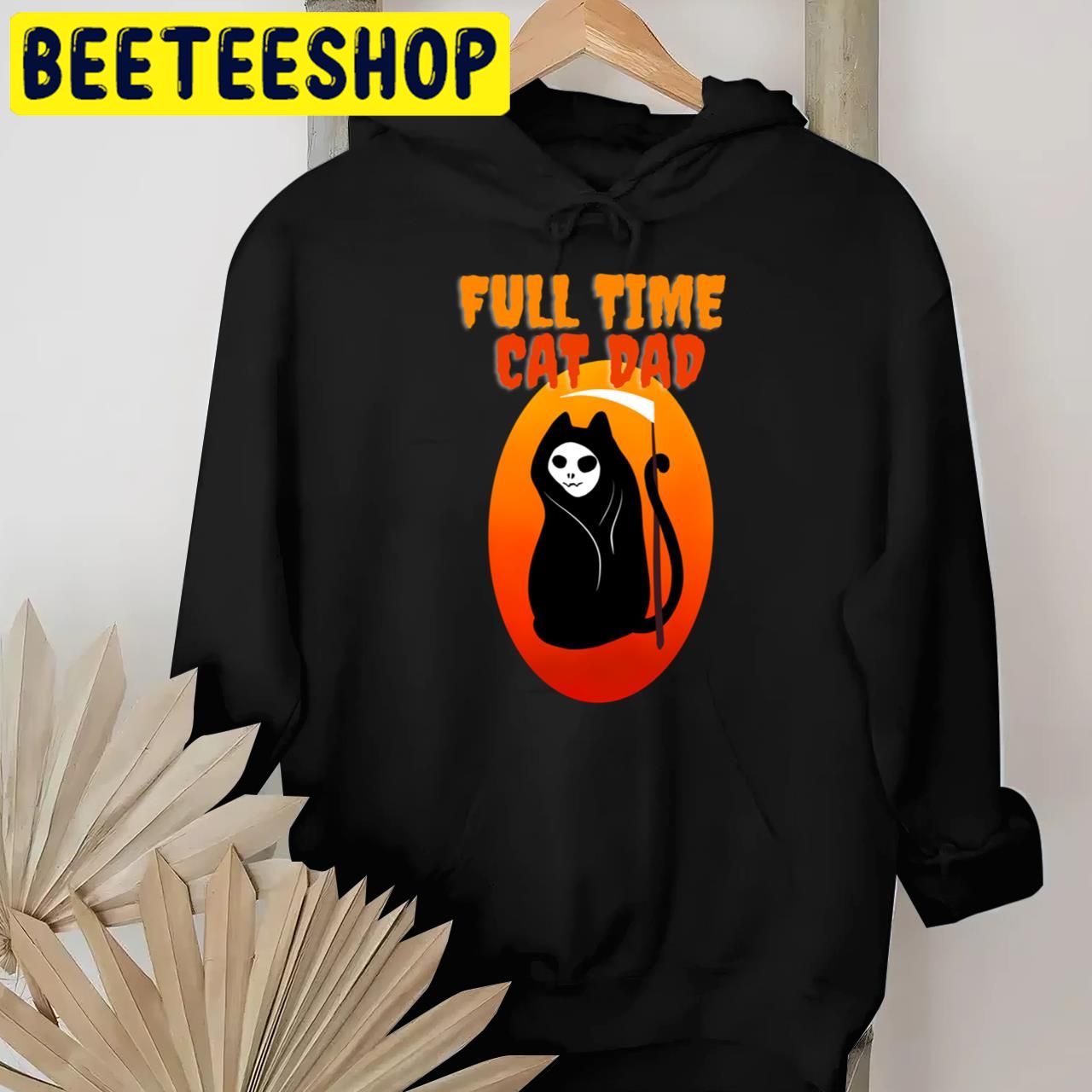 Full Time Cat Dad Funny Grim Reaper Halloween Trending Unisex T-Shirt Full Time Cat Dad Funny Grim Reaper Halloween Trending Unisex T-Shirt