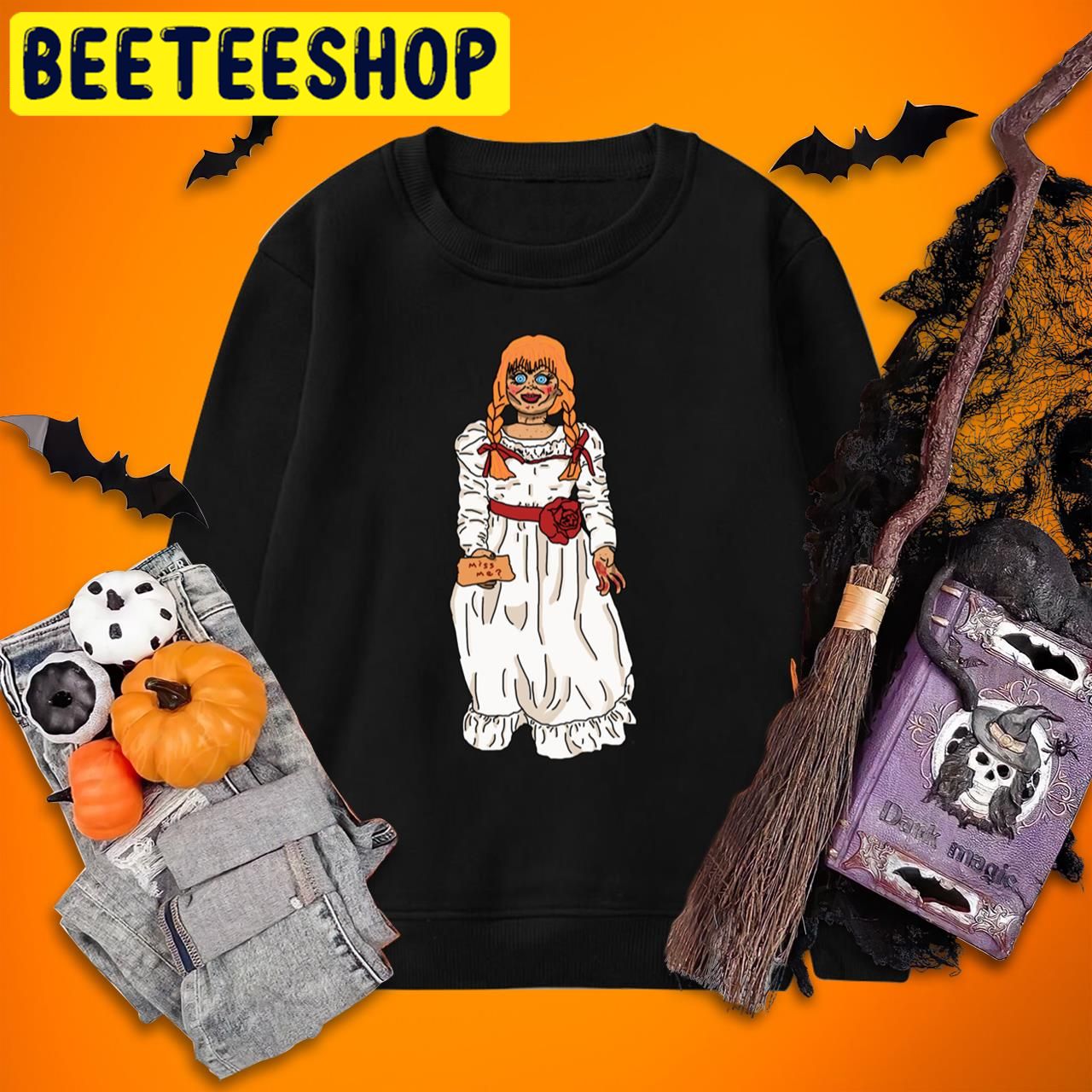 Funny Annabelle Horror Movie Halloween Trending Unisex T-Shirt Funny Annabelle Horror Movie Halloween Trending Unisex T-Shirt