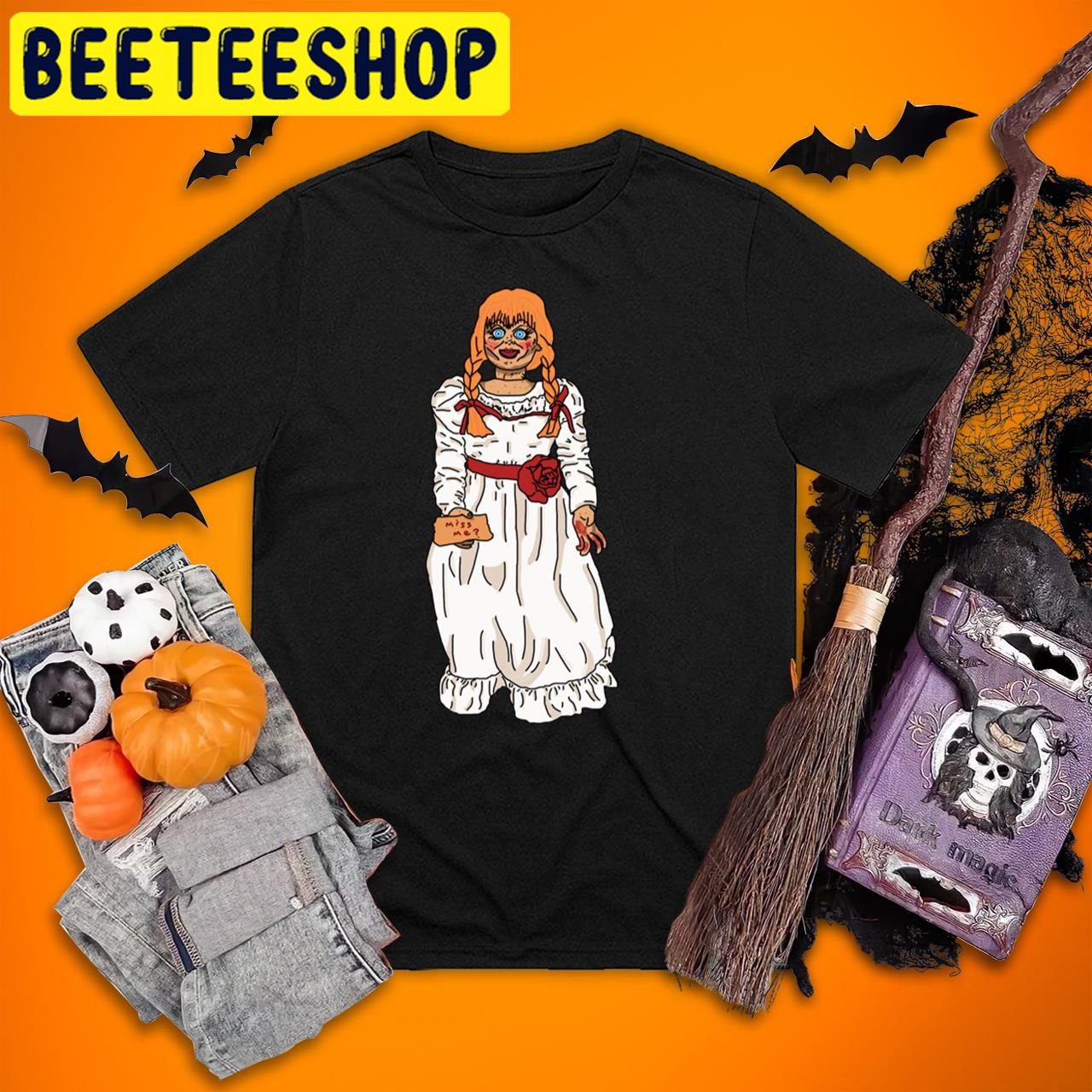 Funny Annabelle Horror Movie Halloween Trending Unisex T-Shirt Funny Annabelle Horror Movie Halloween Trending Unisex T-Shirt