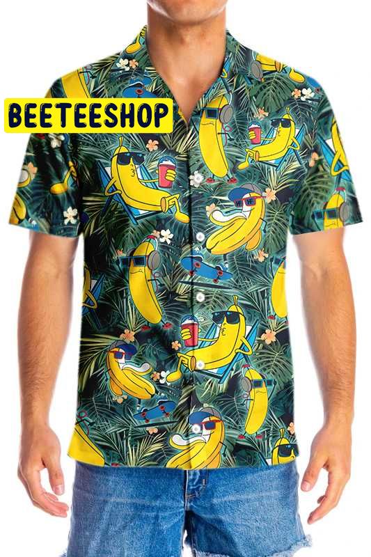 Funny Chill Tropical Banana Hawaiian Shirt Funny Chill Tropical Banana Hawaiian Shirt