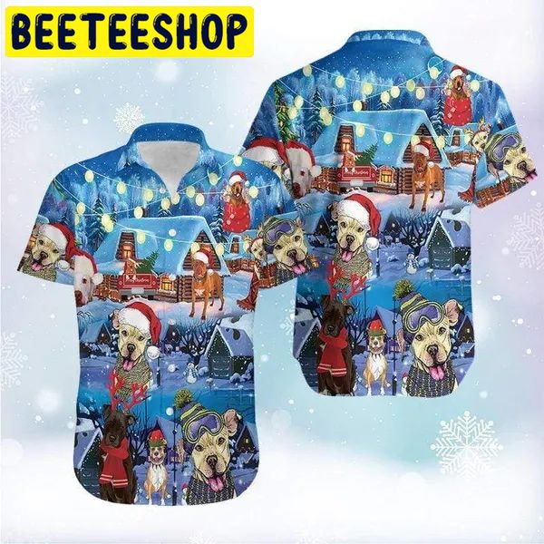 Funny Dog Merry Christmas Hawaiian Shirt Funny Dog Merry Christmas Hawaiian Shirt