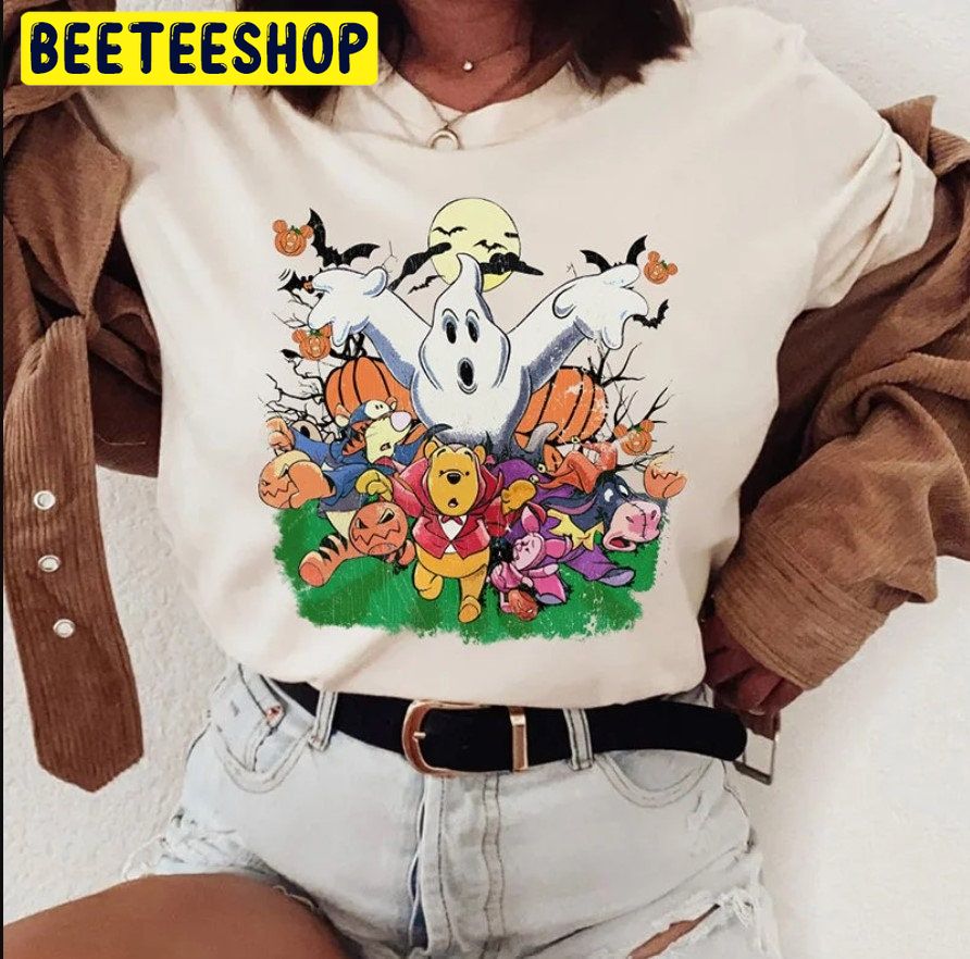 Funny Ghost Winnie The Pooh Halloween Trending Unisex Shirt Funny Ghost Winnie The Pooh Halloween Trending Unisex Shirt