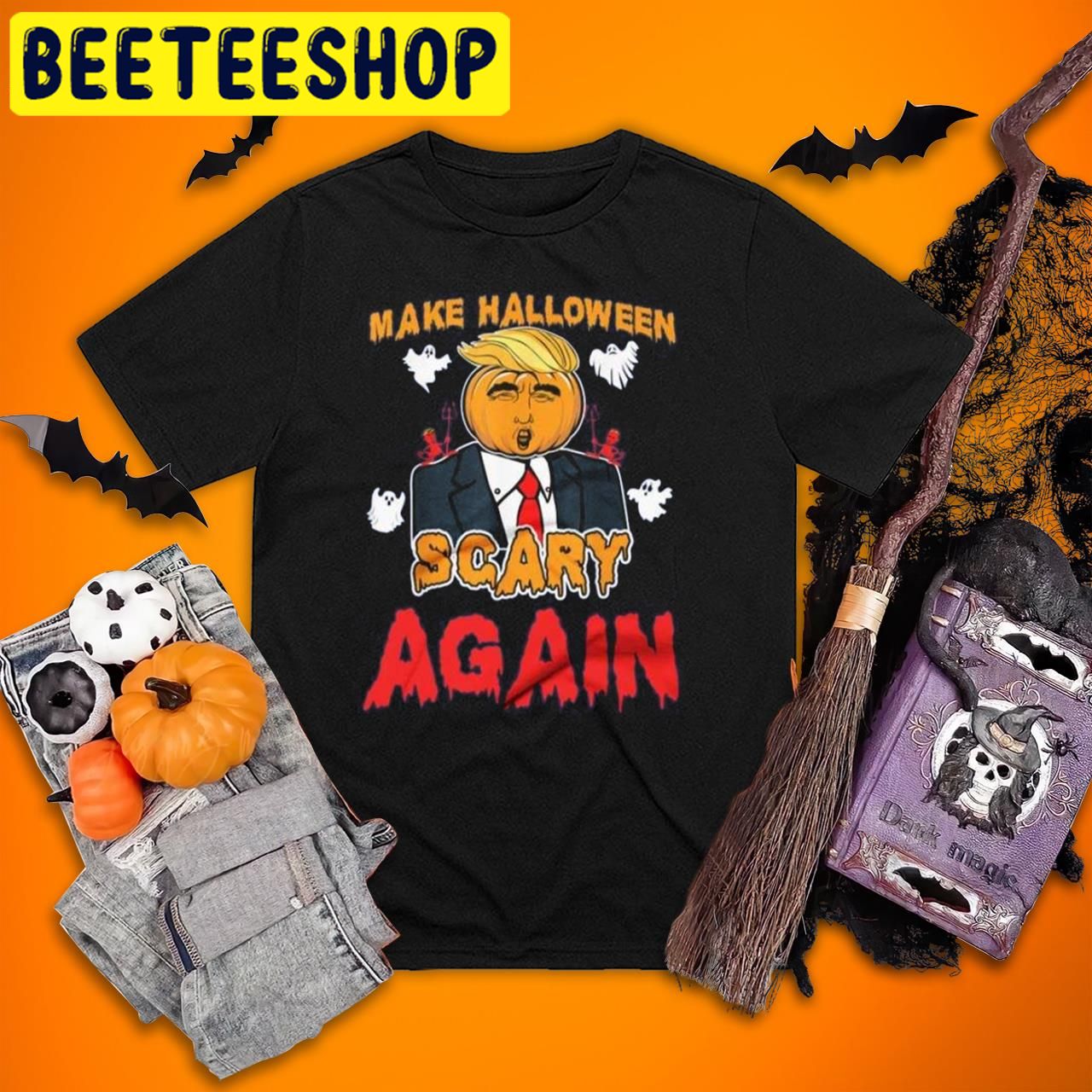 Funny Trumps Make Scary Again Halloween Trending Unisex T-Shirt Funny Trumps Make Scary Again Halloween Trending Unisex T-Shirt