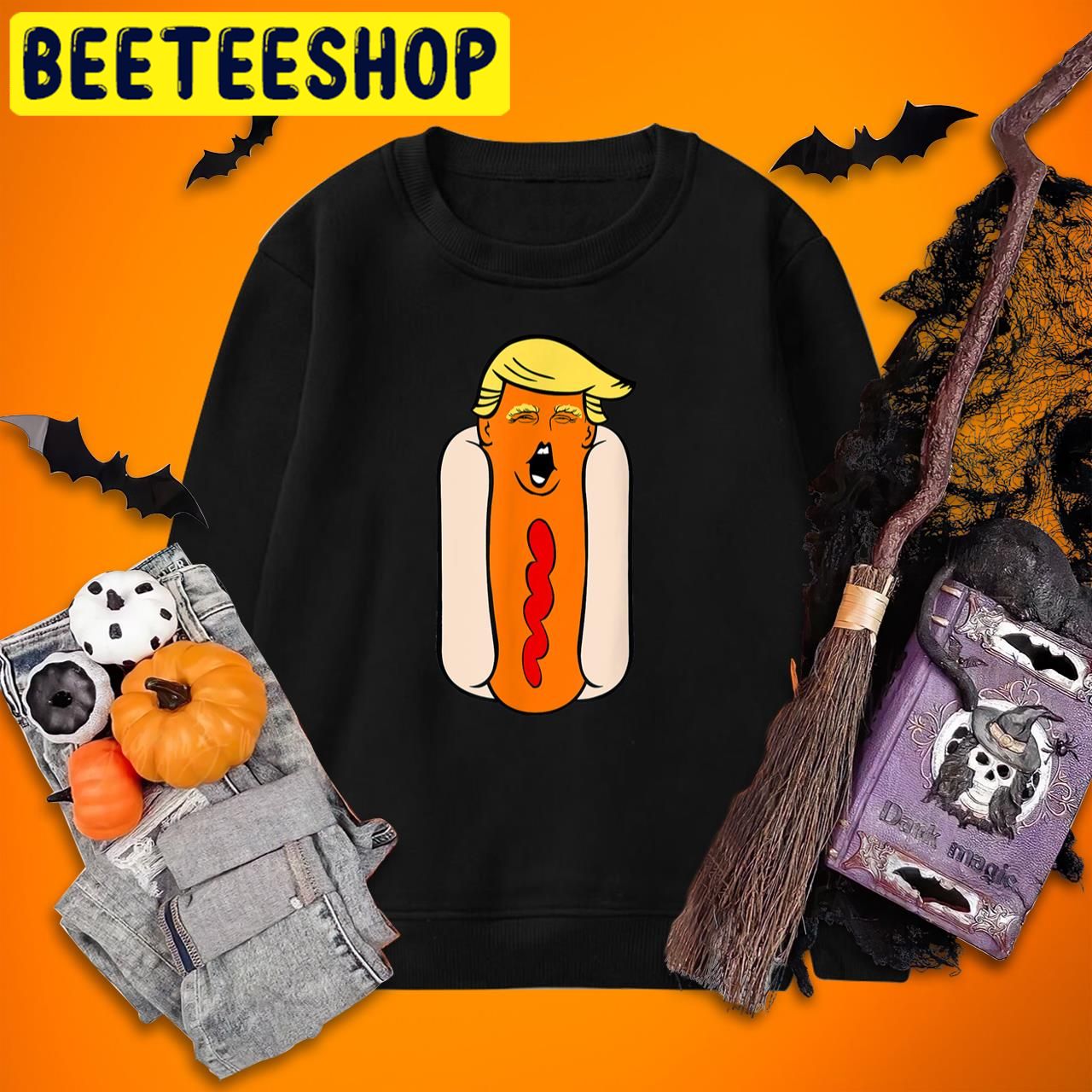 Funny Trumps Weiner Hot Dog Head Biden Costume Halloween Trending Unisex T-Shirt Funny Trumps Weiner Hot Dog Head Biden Costume Halloween Trending Unisex T-Shirt