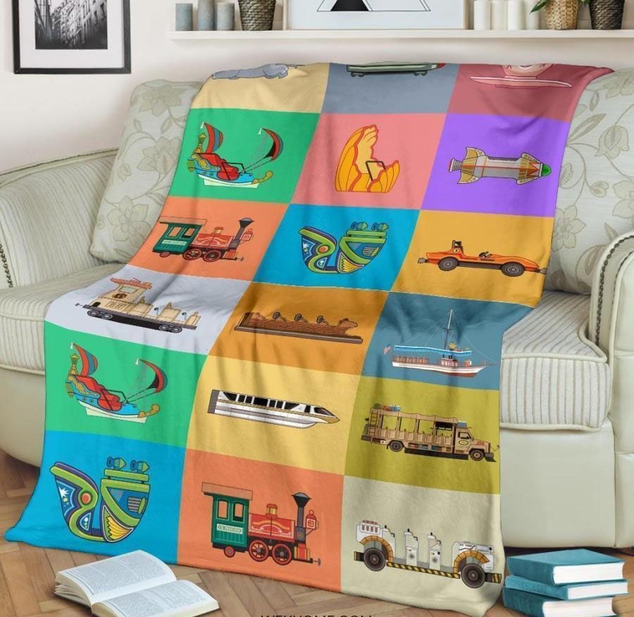 Funny Vehicle Cartoon Best Seller Fleece Blanket Throw Blanket Funny Vehicle Cartoon Best Seller Fleece Blanket Throw Blanket