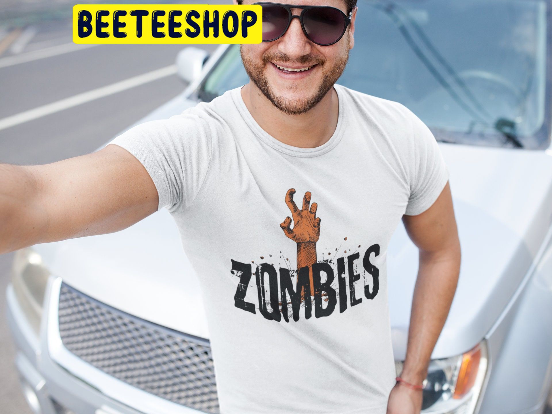 Funny Zombie Hand HalloweenTrending Unisex Shirt Funny Zombie Hand HalloweenTrending Unisex Shirt
