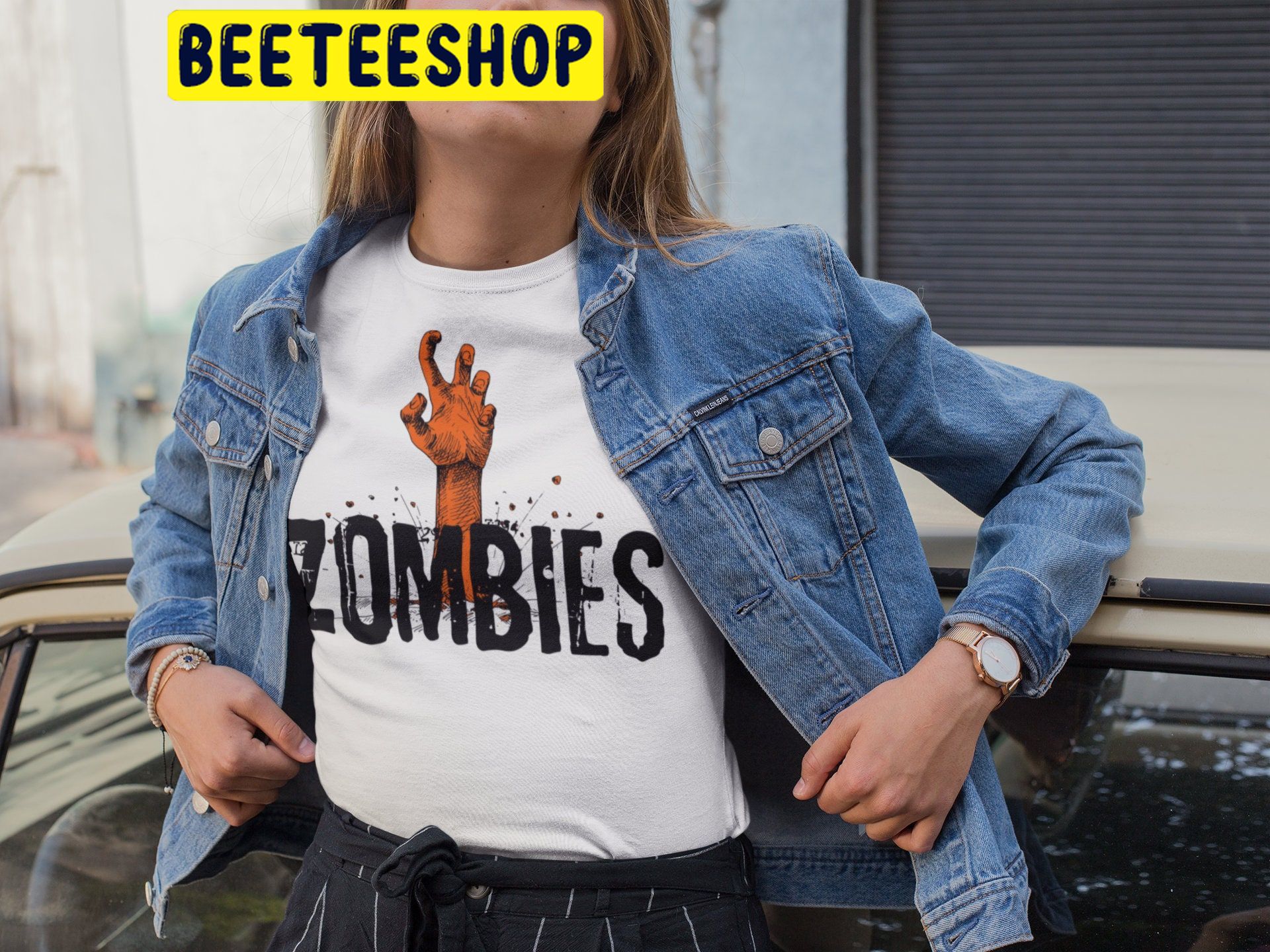 Funny Zombie Hand HalloweenTrending Unisex Shirt Funny Zombie Hand HalloweenTrending Unisex Shirt