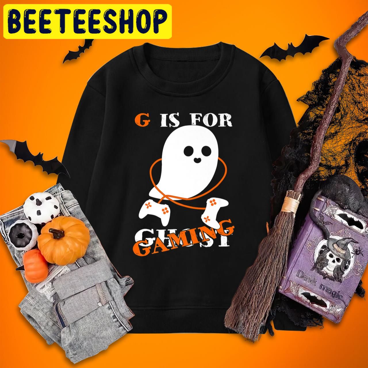 G Is For Gaming Funny Ghost Gamer Gaming Gamer Halloween Trending Unisex T-Shirt G Is For Gaming Funny Ghost Gamer Gaming Gamer Halloween Trending Unisex T-Shirt