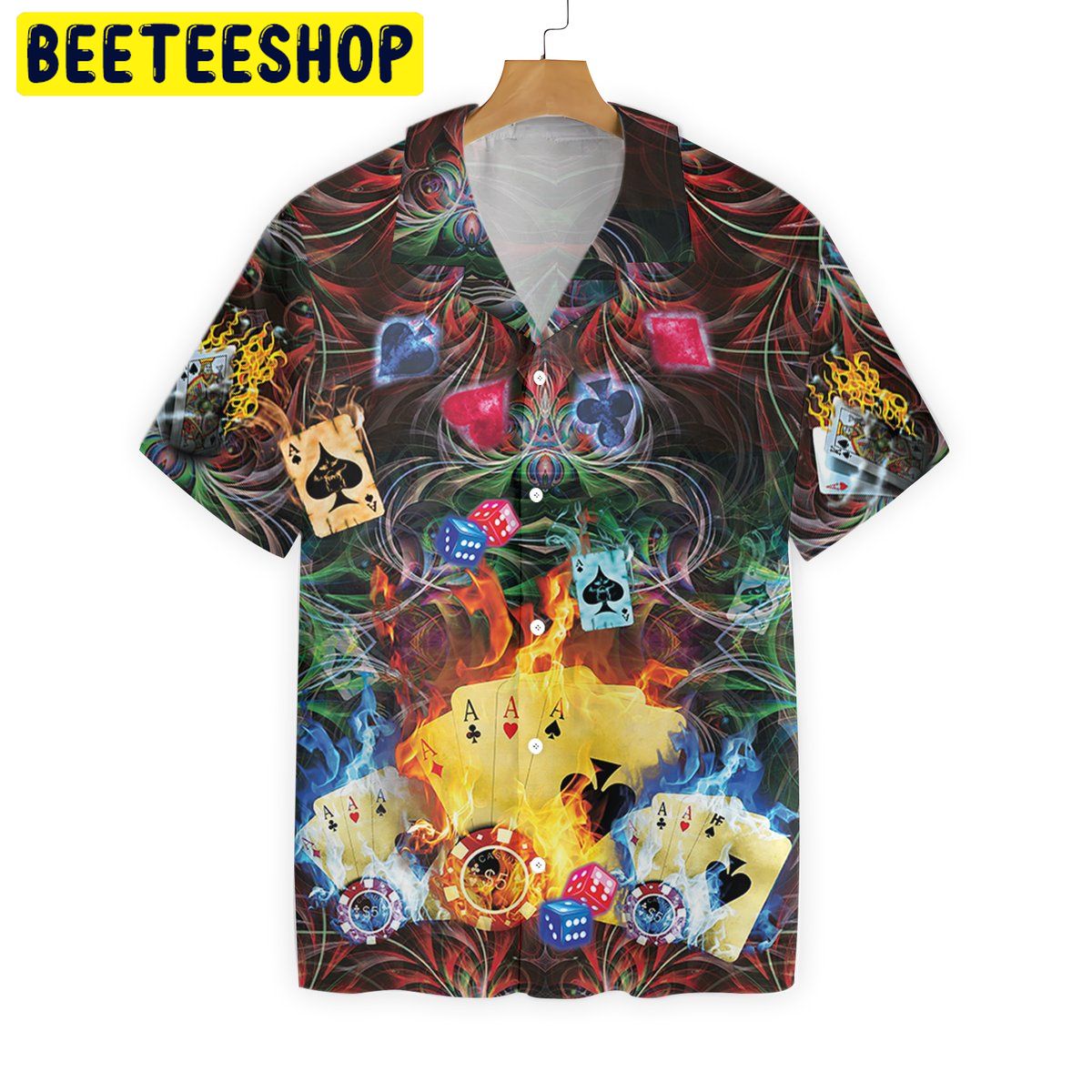 Gambling 3D All Over Printed Trending Hawaiian Shirt Gambling 3D All Over Printed Trending Hawaiian Shirt