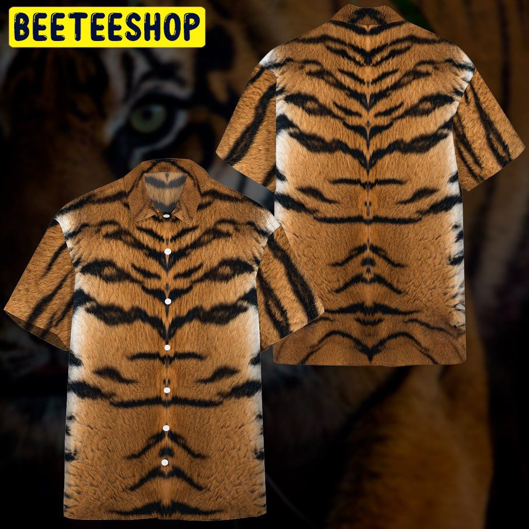 Gearhumans 3D Tiger Custom Trending Hawaiian Shirt Gearhumans 3D Tiger Custom Trending Hawaiian Shirt