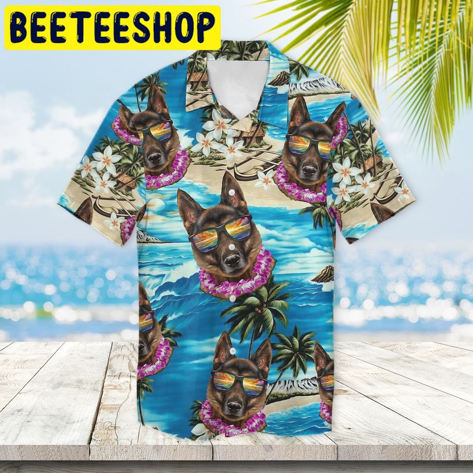 German Shepherd Hawaiian Shirt German Shepherd Hawaiian Shirt