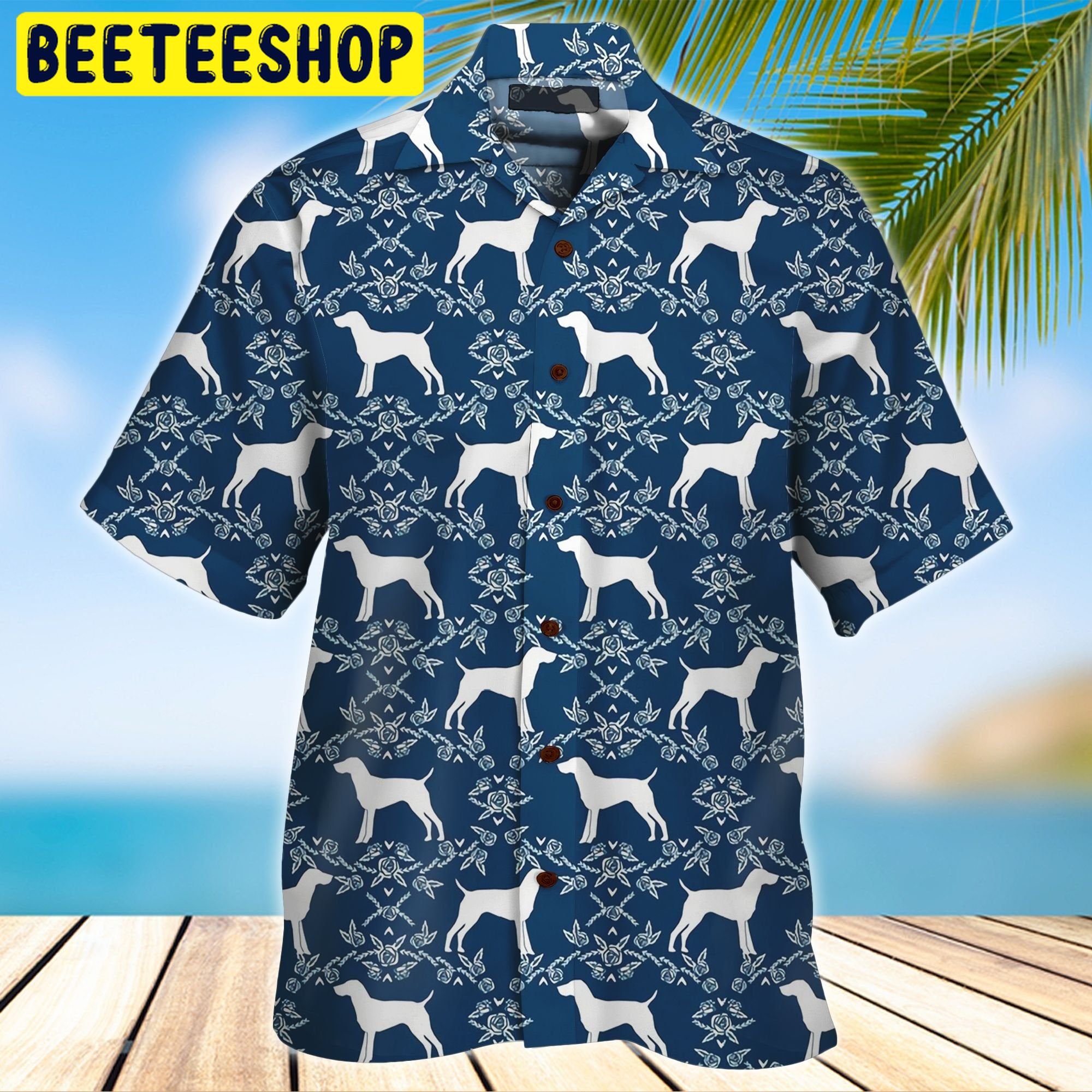 German Shorthaired 3D All Over Printed Trending Hawaiian Shirt German Shorthaired 3D All Over Printed Trending Hawaiian Shirt