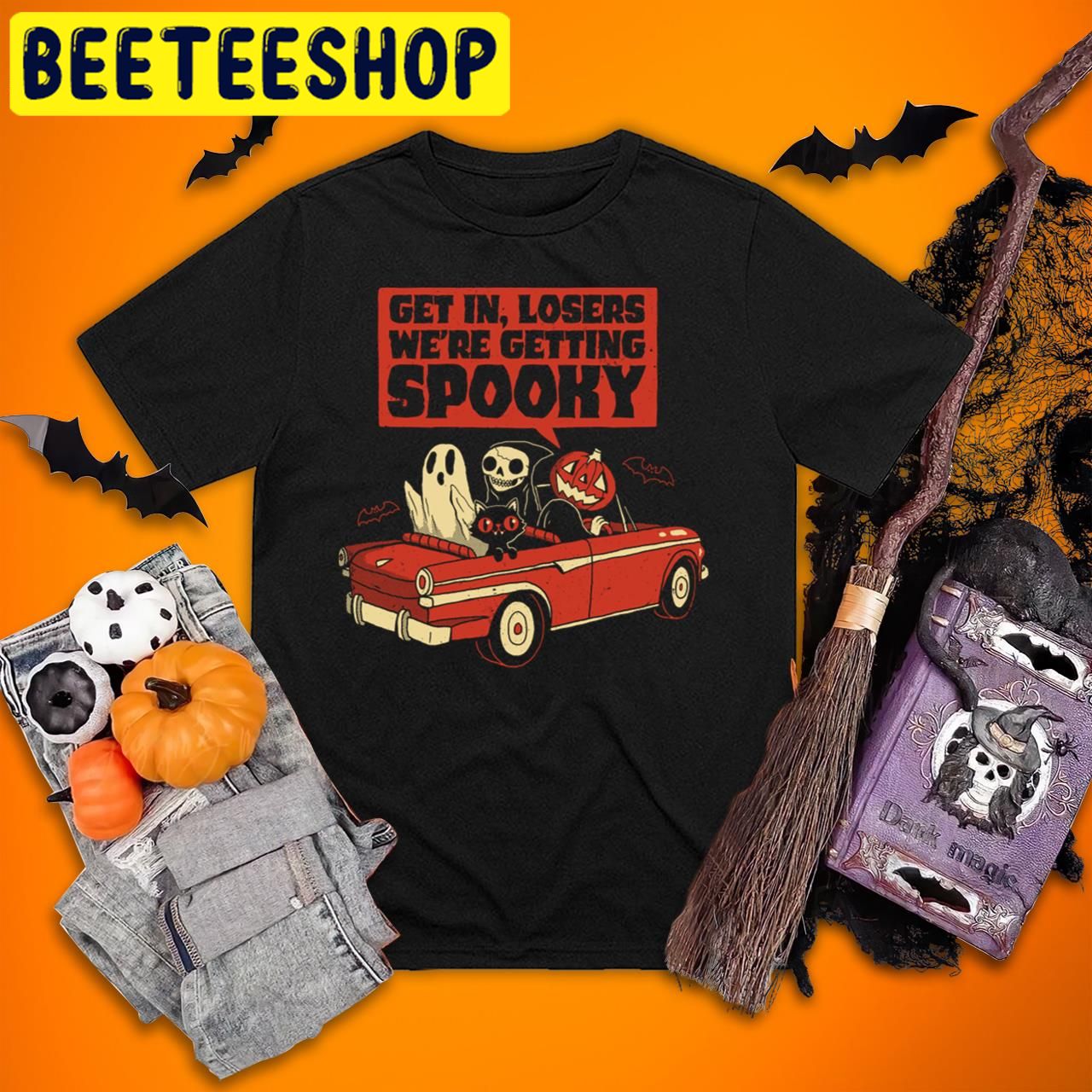 Getting Spooky Horror Nights Halloween Trending Unisex T-Shirt Getting Spooky Horror Nights Halloween Trending Unisex T-Shirt