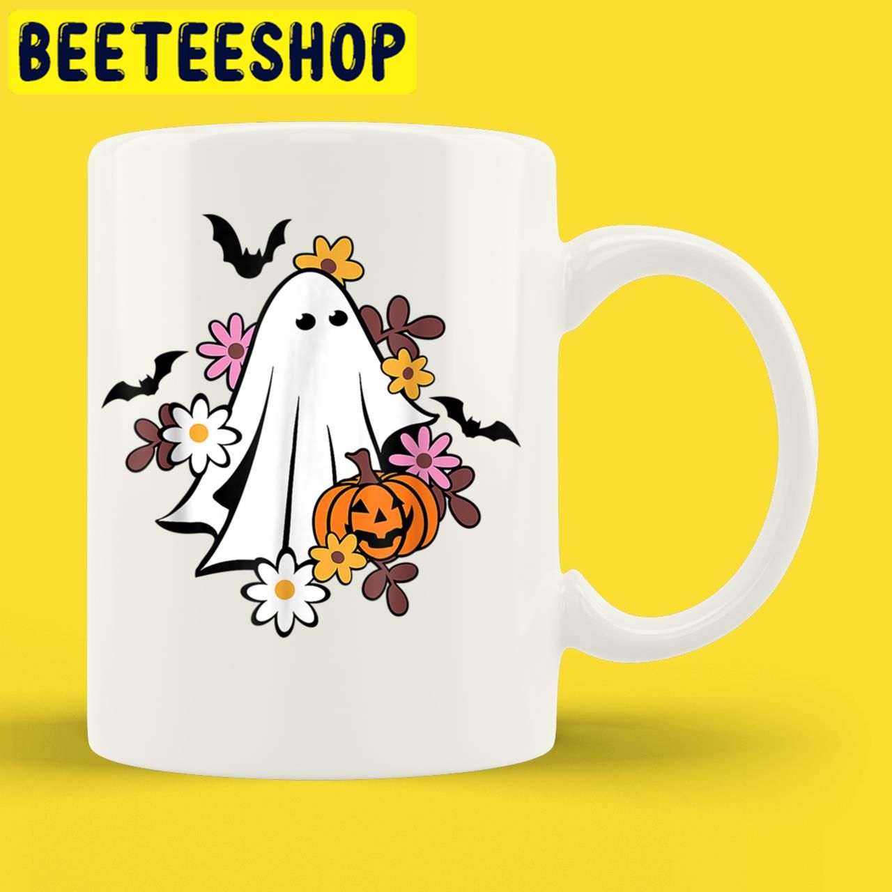 Ghost Vintage Groovy Trick Or Treat Spooky Vibes Spooky Ghost Halloween Trending Unisex T-Shirt Ghost Vintage Groovy Trick Or Treat Spooky Vibes Spooky Ghost Halloween Trending Unisex T-Shirt