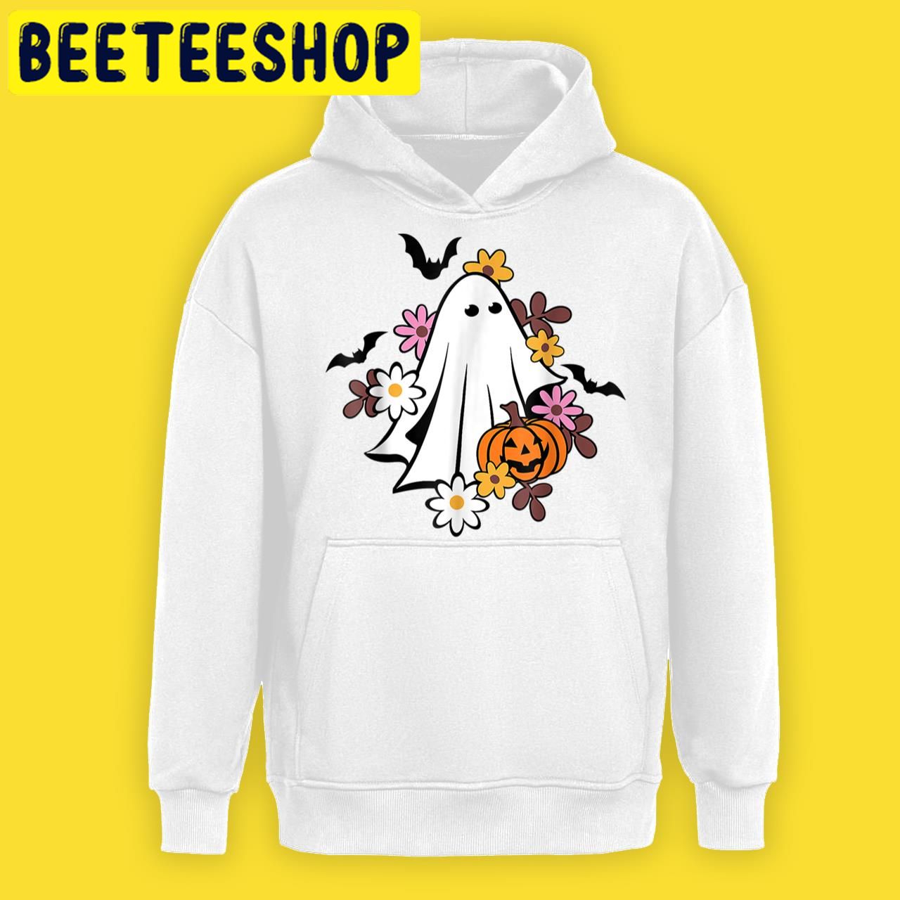 Ghost Vintage Groovy Trick Or Treat Spooky Vibes Spooky Ghost Halloween Trending Unisex T-Shirt Ghost Vintage Groovy Trick Or Treat Spooky Vibes Spooky Ghost Halloween Trending Unisex T-Shirt