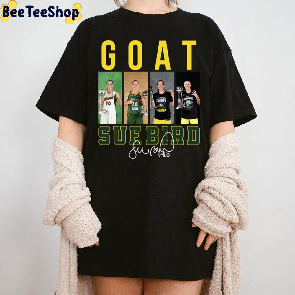 Goat Sue Bird Legend Basketball 3000 Assists Signature Vintage Retro Trending Unisex T-Shirt Goat Sue Bird Legend Basketball 3000 Assists Signature Vintage Retro Trending Unisex T-Shirt