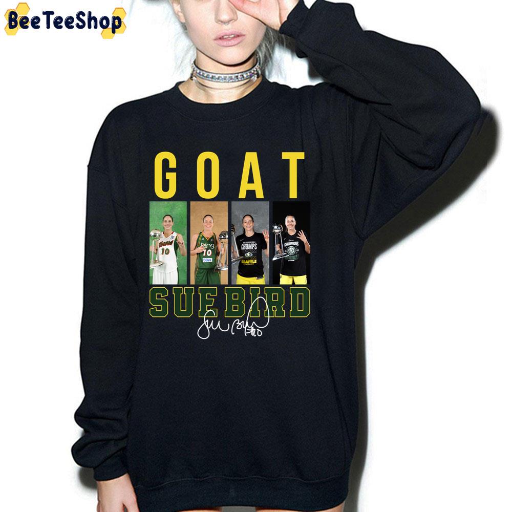 Goat Sue Bird Legend Basketball 3000 Assists Signature Vintage Retro Trending Unisex T-Shirt Goat Sue Bird Legend Basketball 3000 Assists Signature Vintage Retro Trending Unisex T-Shirt