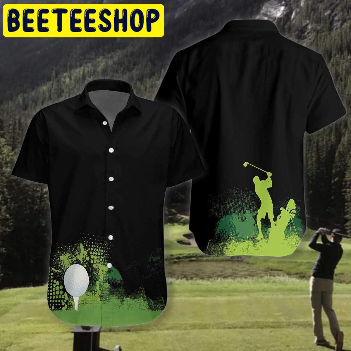 Golf Grunge Unisex Hawaiian Shirt Golf Grunge Unisex Hawaiian Shirt