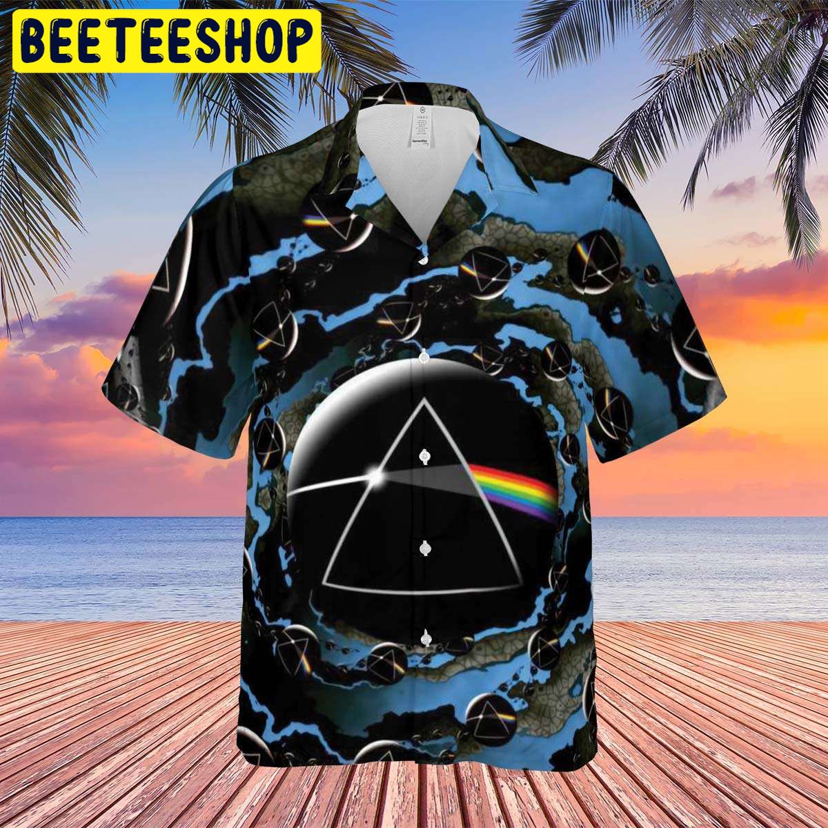 Good bye Blue Sky Dark Side Of the Moon Hawaiian Shirt Good bye Blue Sky Dark Side Of the Moon Hawaiian Shirt