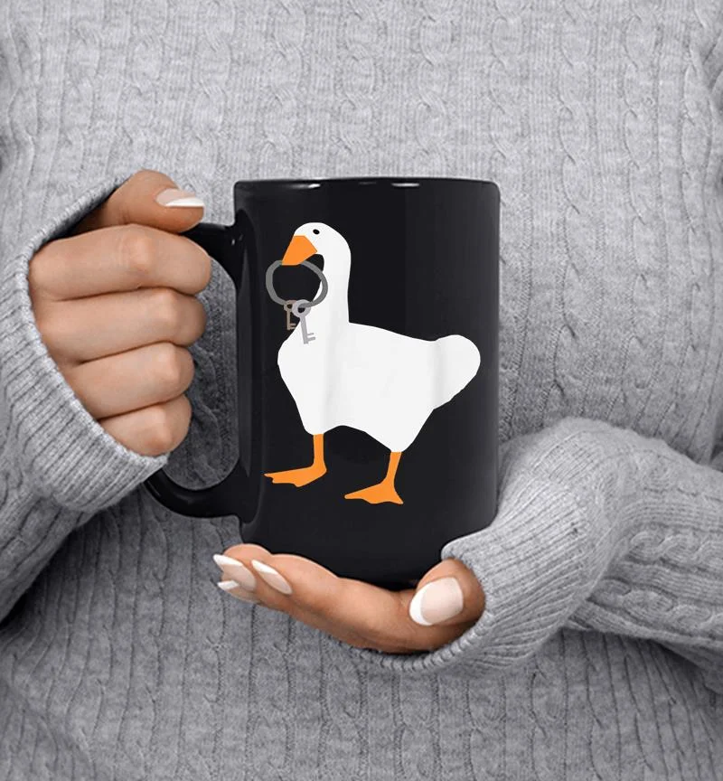 Goose With Keys Game Meme Mug Goose With Keys Game Meme Mug