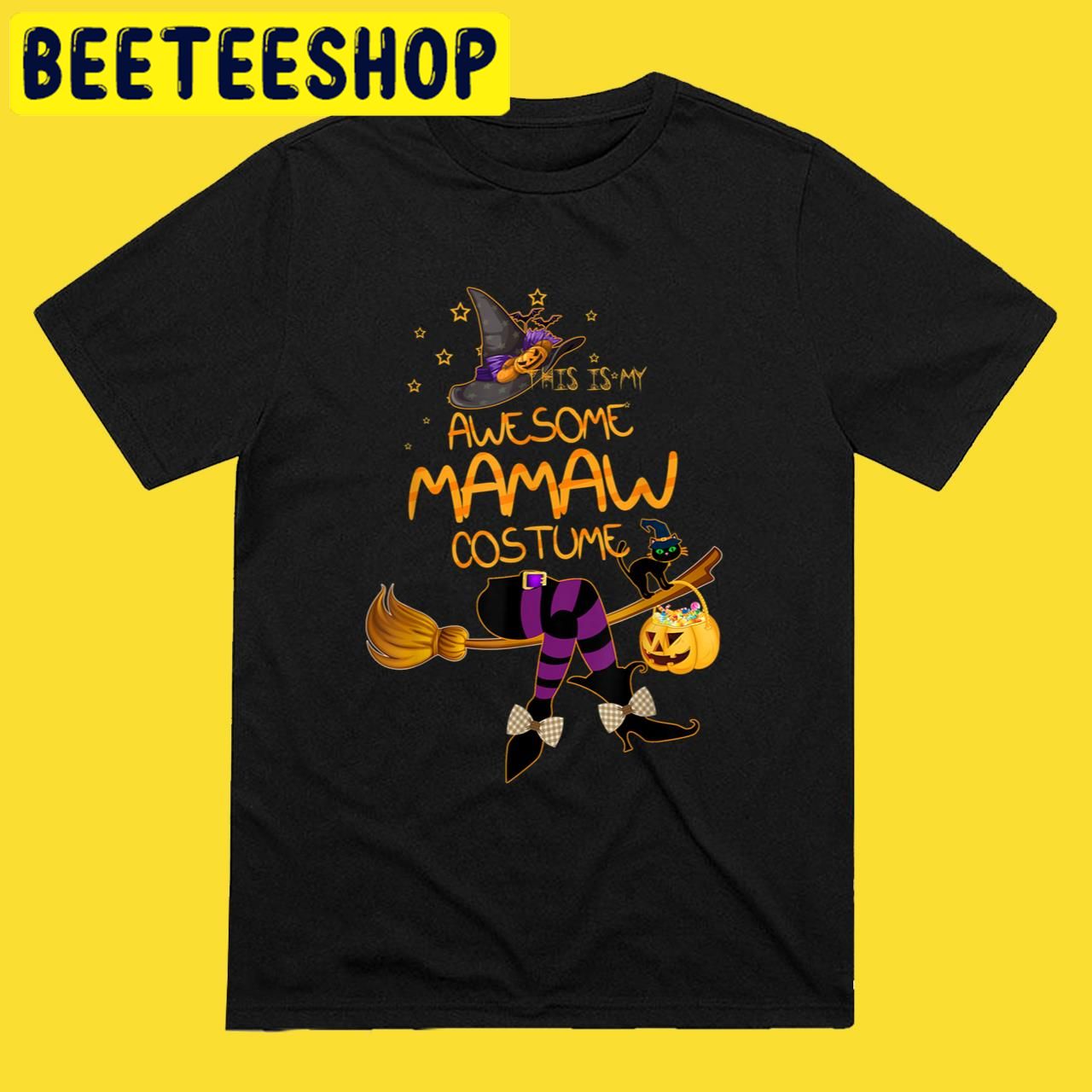 Grandma Witch Costume This Is My Awesome Mamaw Costume Halloween Trending Unisex T-Shirt Grandma Witch Costume This Is My Awesome Mamaw Costume Halloween Trending Unisex T-Shirt