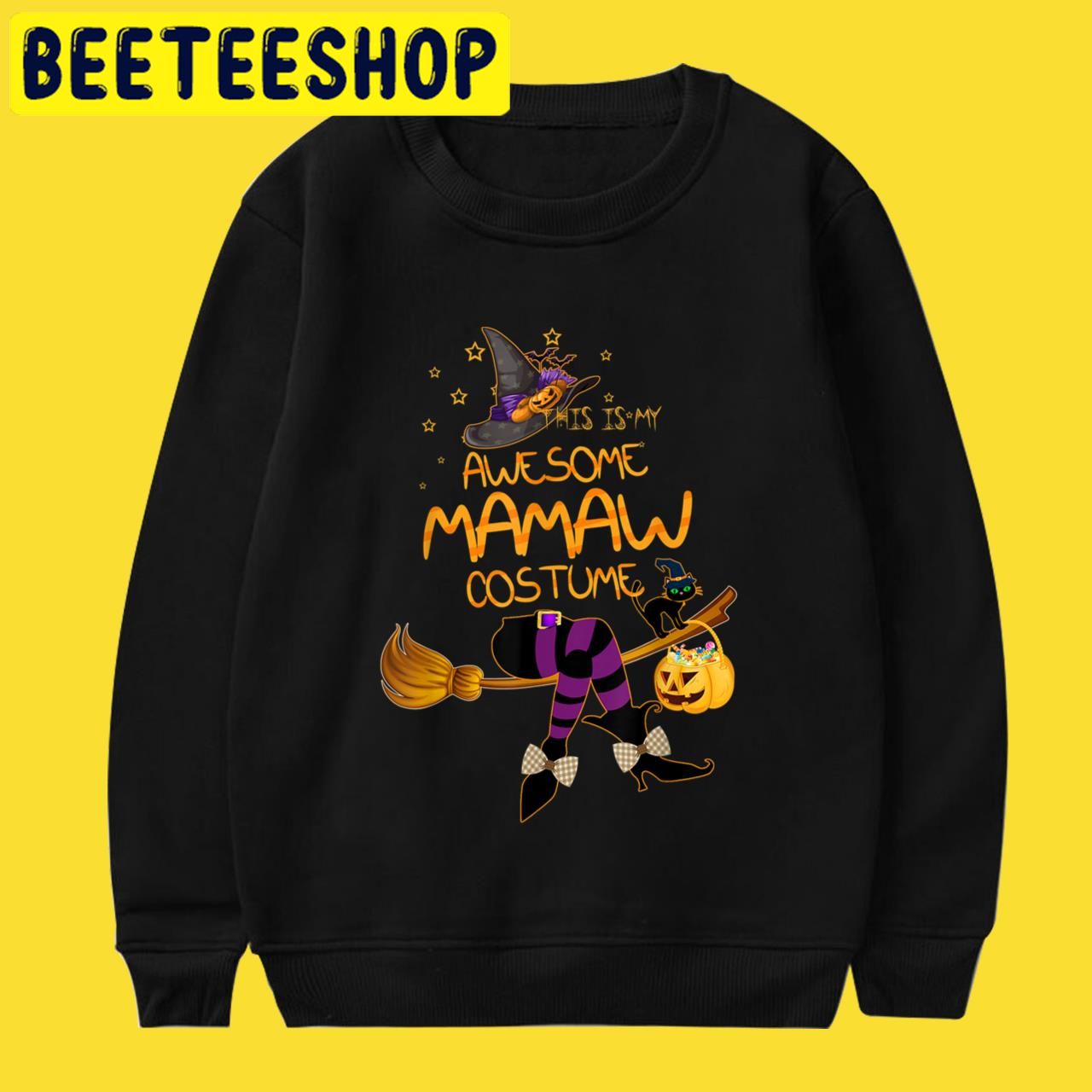Grandma Witch Costume This Is My Awesome Mamaw Costume Halloween Trending Unisex T-Shirt Grandma Witch Costume This Is My Awesome Mamaw Costume Halloween Trending Unisex T-Shirt