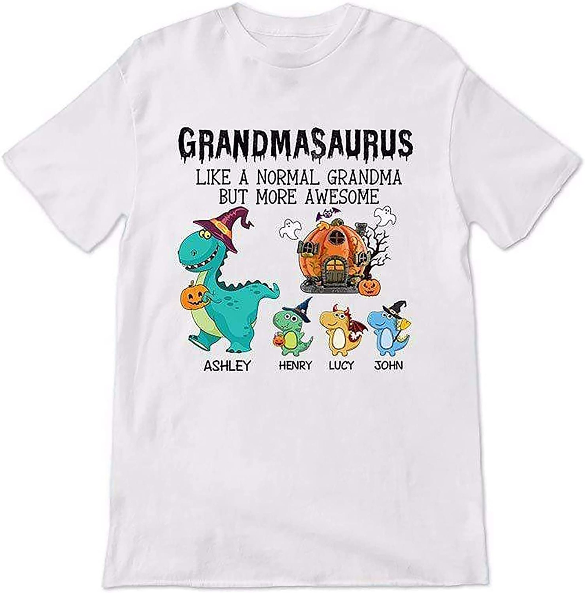 Grandmasaurus Like A Normal Grandma But More Awesome Halloween Shirt Grandmasaurus Like A Normal Grandma But More Awesome Halloween Shirt