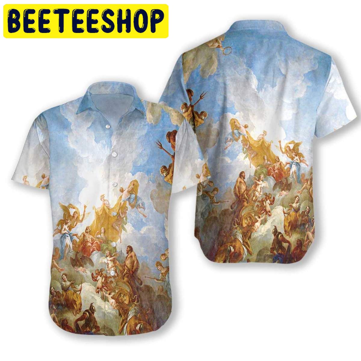 Greek Gods On Mount Olympus Hawaiian Shirt Greek Gods On Mount Olympus Hawaiian Shirt