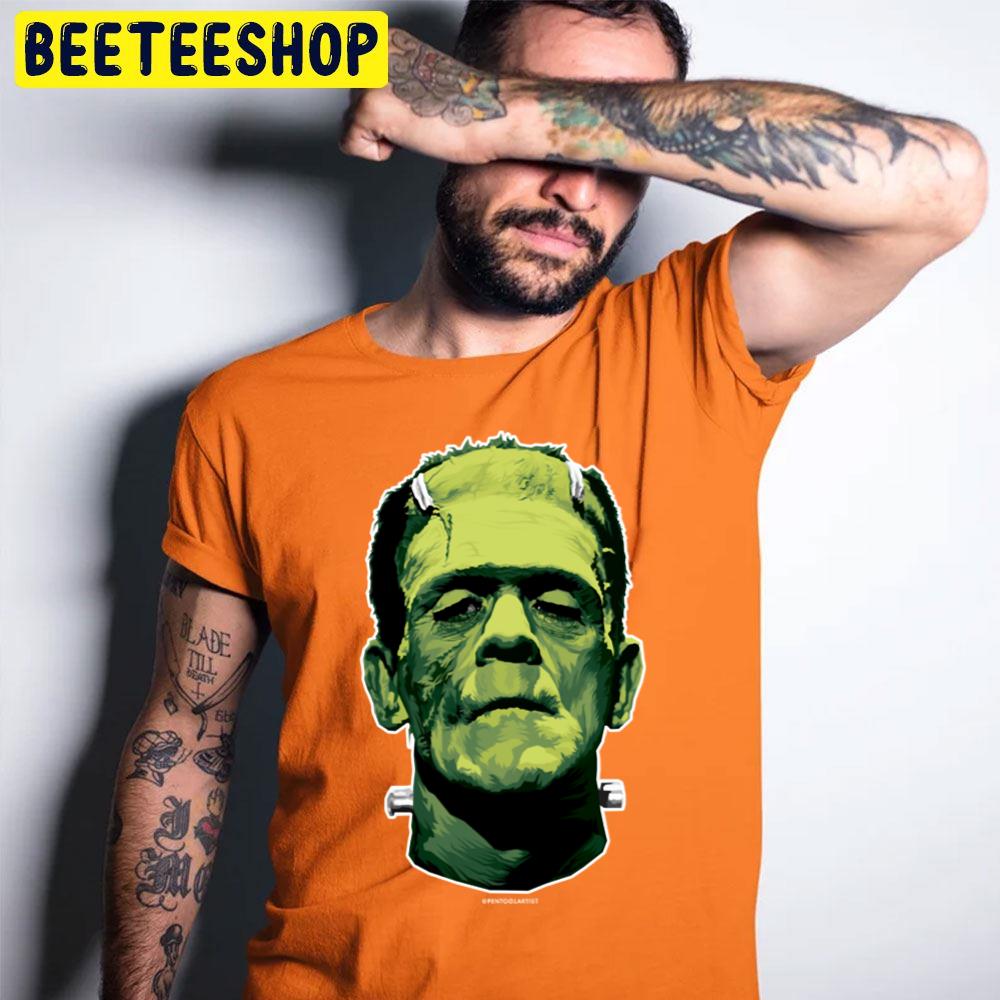 Green Frankenstein The Monster Halloween Trending Unisex T-Shirt Green Frankenstein The Monster Halloween Trending Unisex T-Shirt
