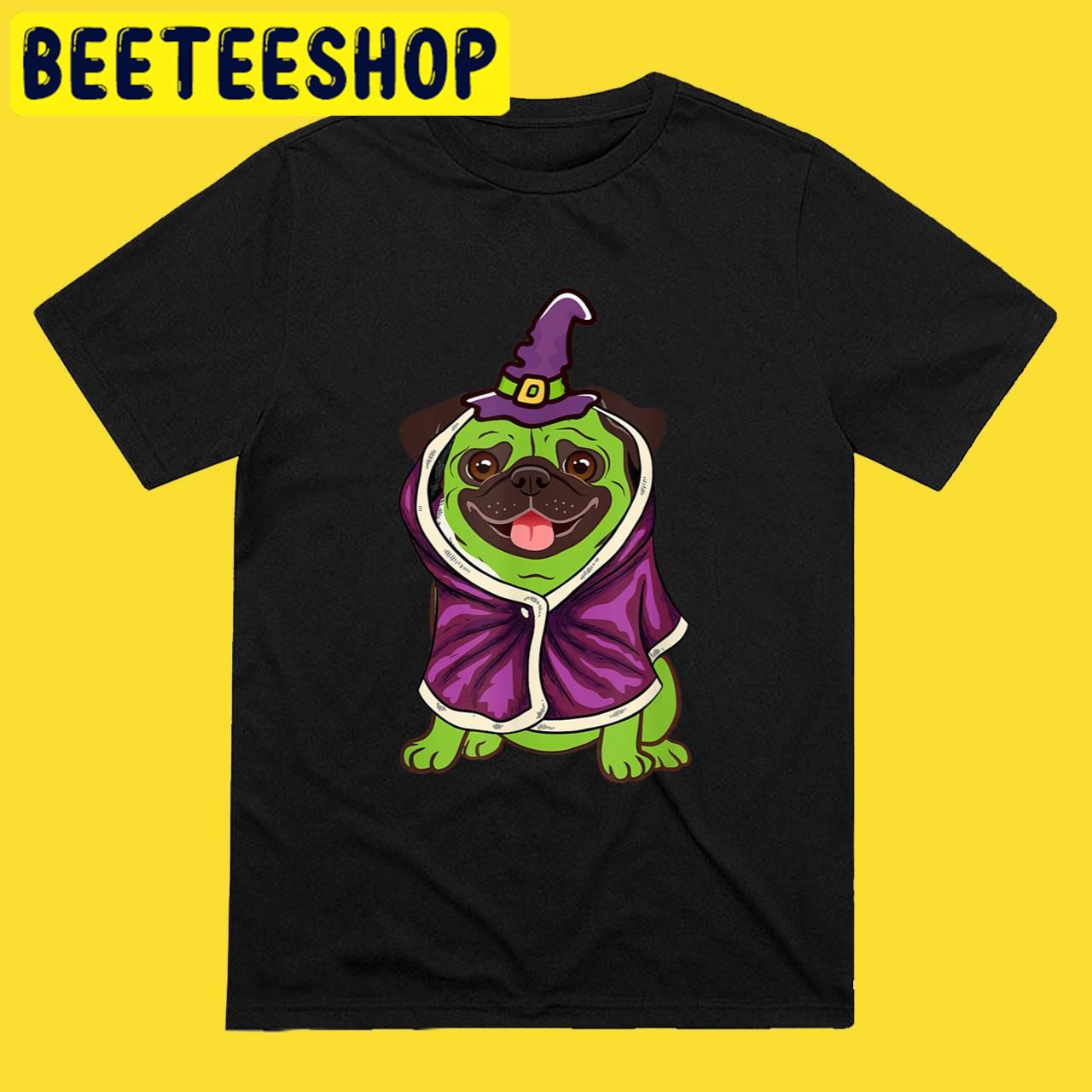 Green Witch Pug Cute Dog Costume Pug-o-ween Funny Halloween Trending Unisex T-Shirt Green Witch Pug Cute Dog Costume Pug-o-ween Funny Halloween Trending Unisex T-Shirt