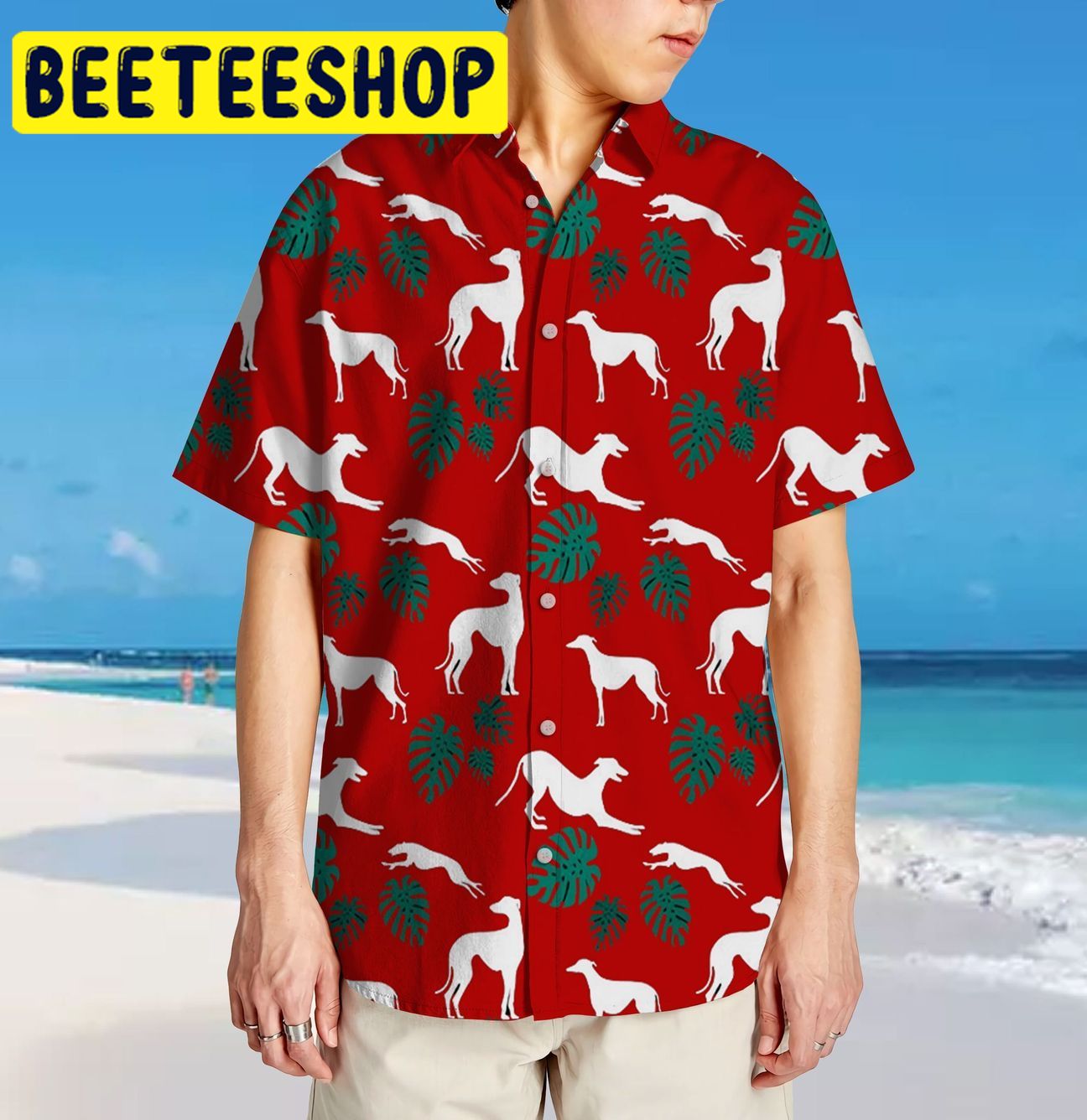 Greyhound Hawaiian Shirt Greyhound Hawaiian Shirt