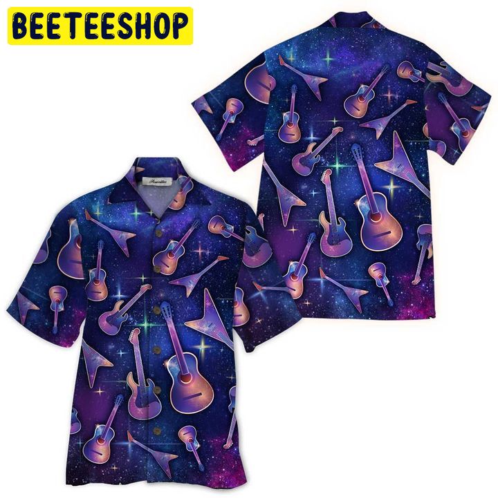 Guitar 3D All Over Printed Trending Hawaiian Shirt Guitar 3D All Over Printed Trending Hawaiian Shirt