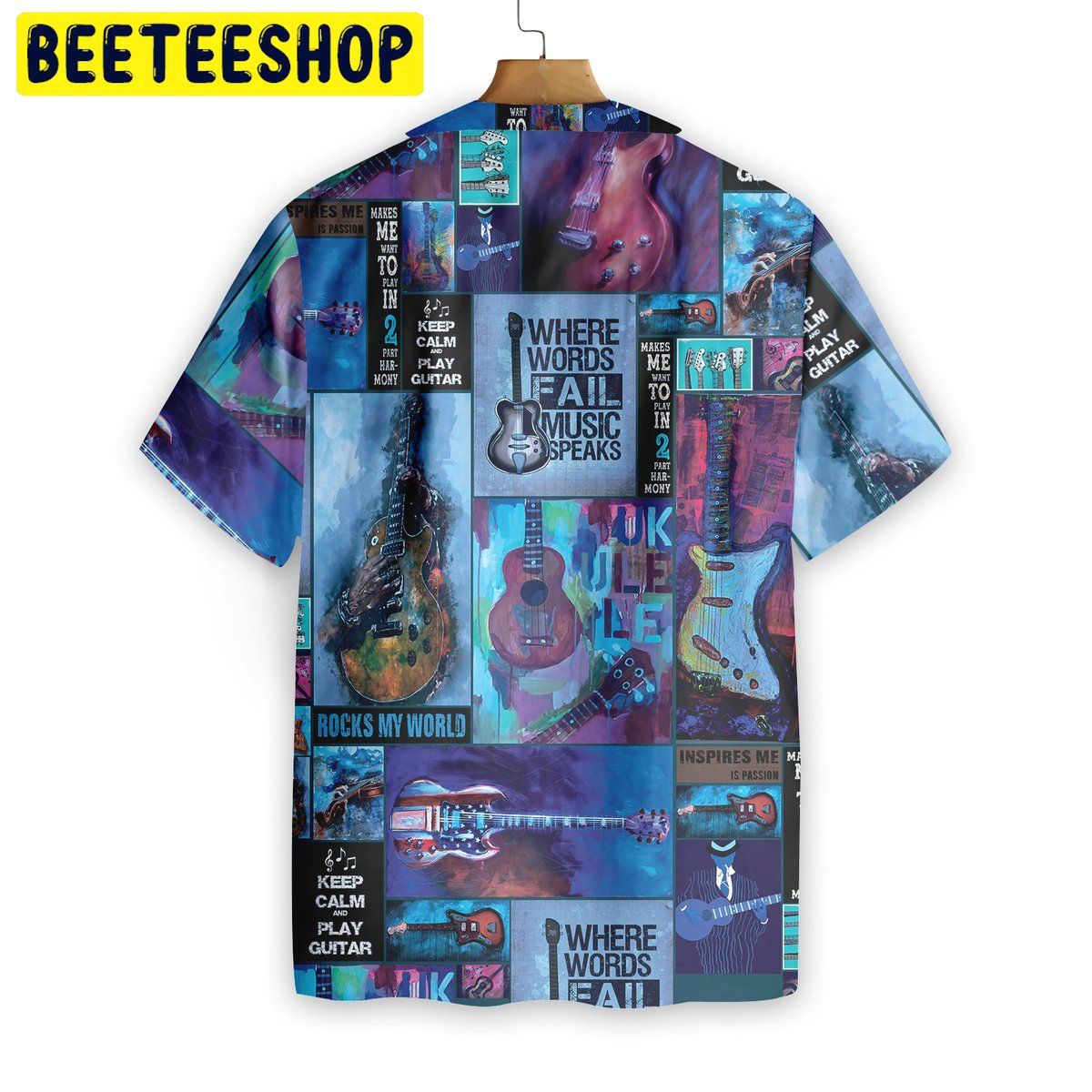 Guitar Art Guitarist Trending Hawaiian Shirt Guitar Art Guitarist Trending Hawaiian Shirt