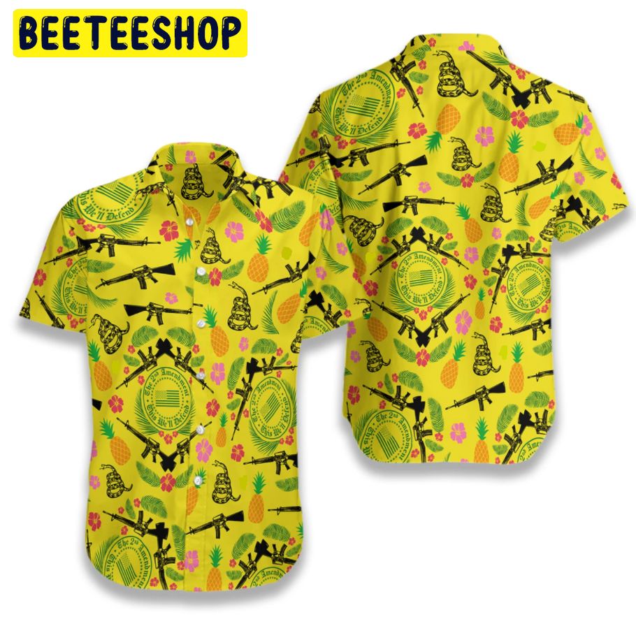 Gun 2nd Amendment Trending Hawaiian Shirt Gun 2nd Amendment Trending Hawaiian Shirt