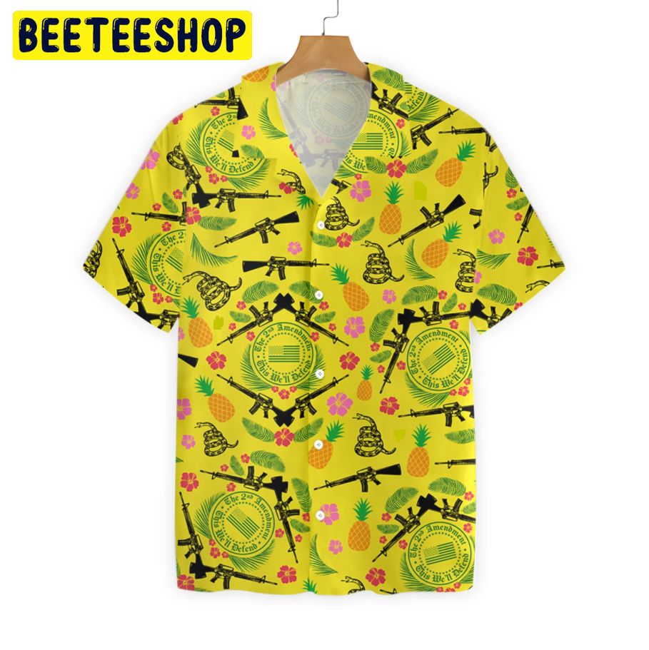 Gun 2nd Amendment Trending Hawaiian Shirt Gun 2nd Amendment Trending Hawaiian Shirt