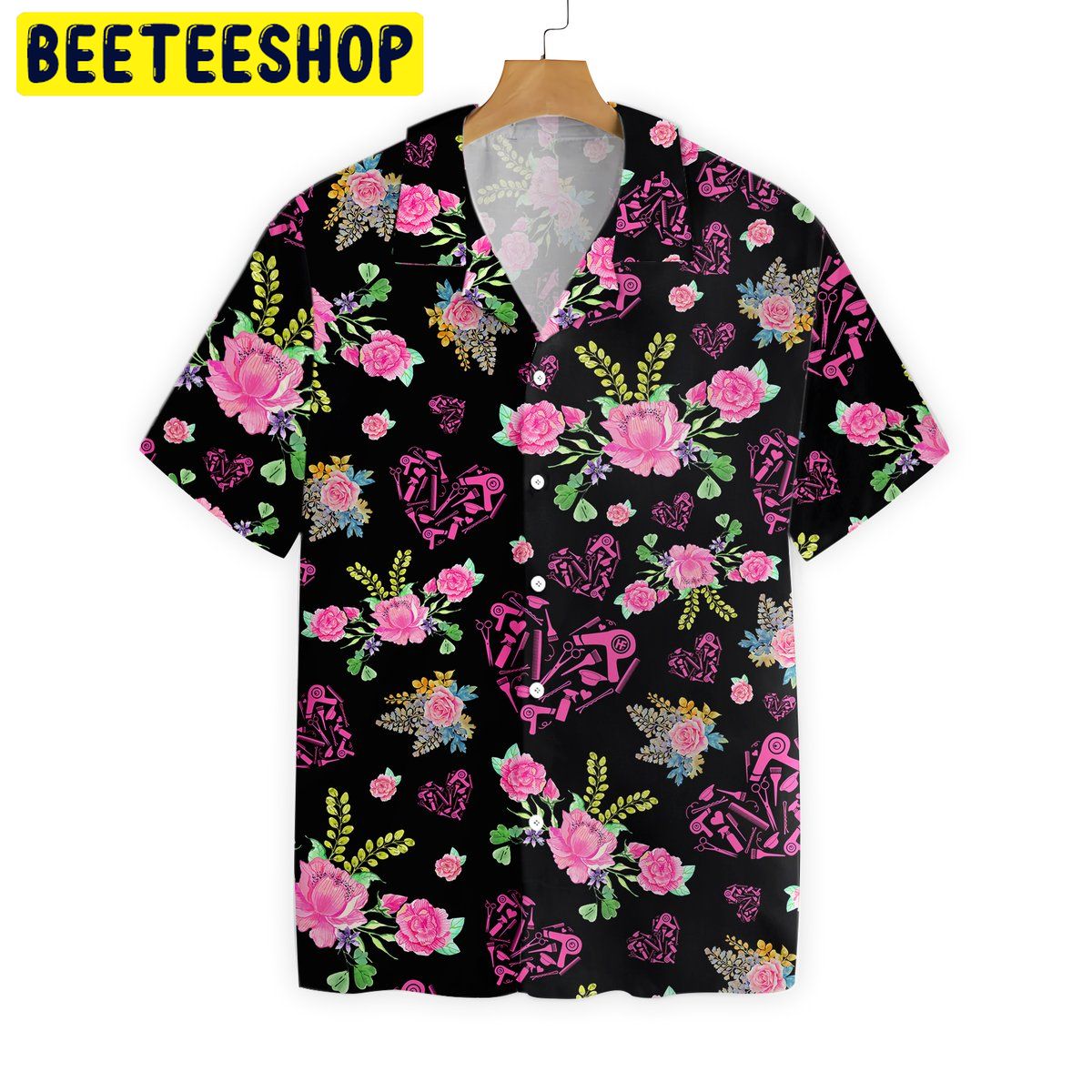 HairStylist 3D All Over Printed Trending Hawaiian Shirt HairStylist 3D All Over Printed Trending Hawaiian Shirt