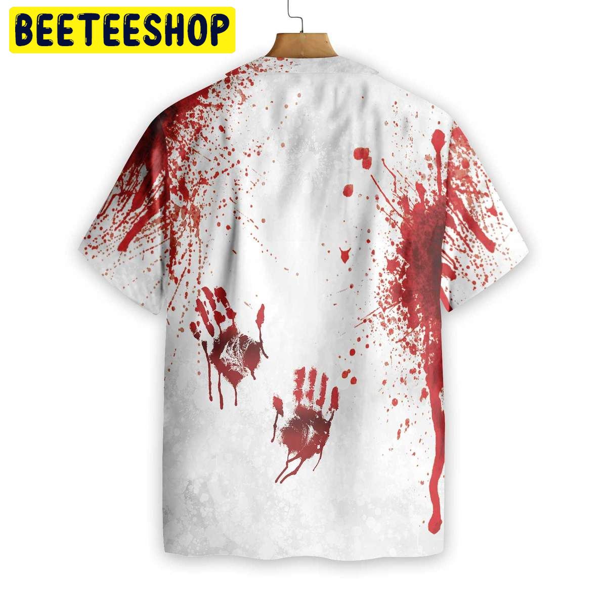 Halloween Blood Splatter Trending Hawaiian Shirt Halloween Blood Splatter Trending Hawaiian Shirt