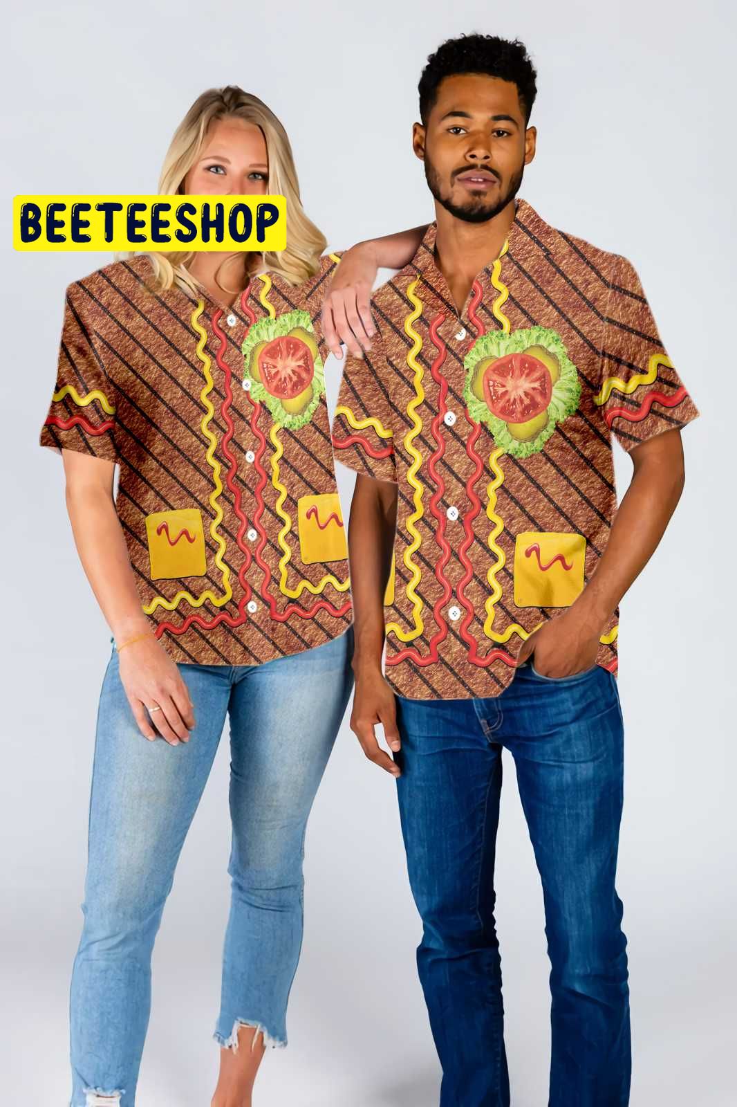 Halloween Burger Costume Shirt Trending Hawaiian Shirt Halloween Burger Costume Shirt Trending Hawaiian Shirt