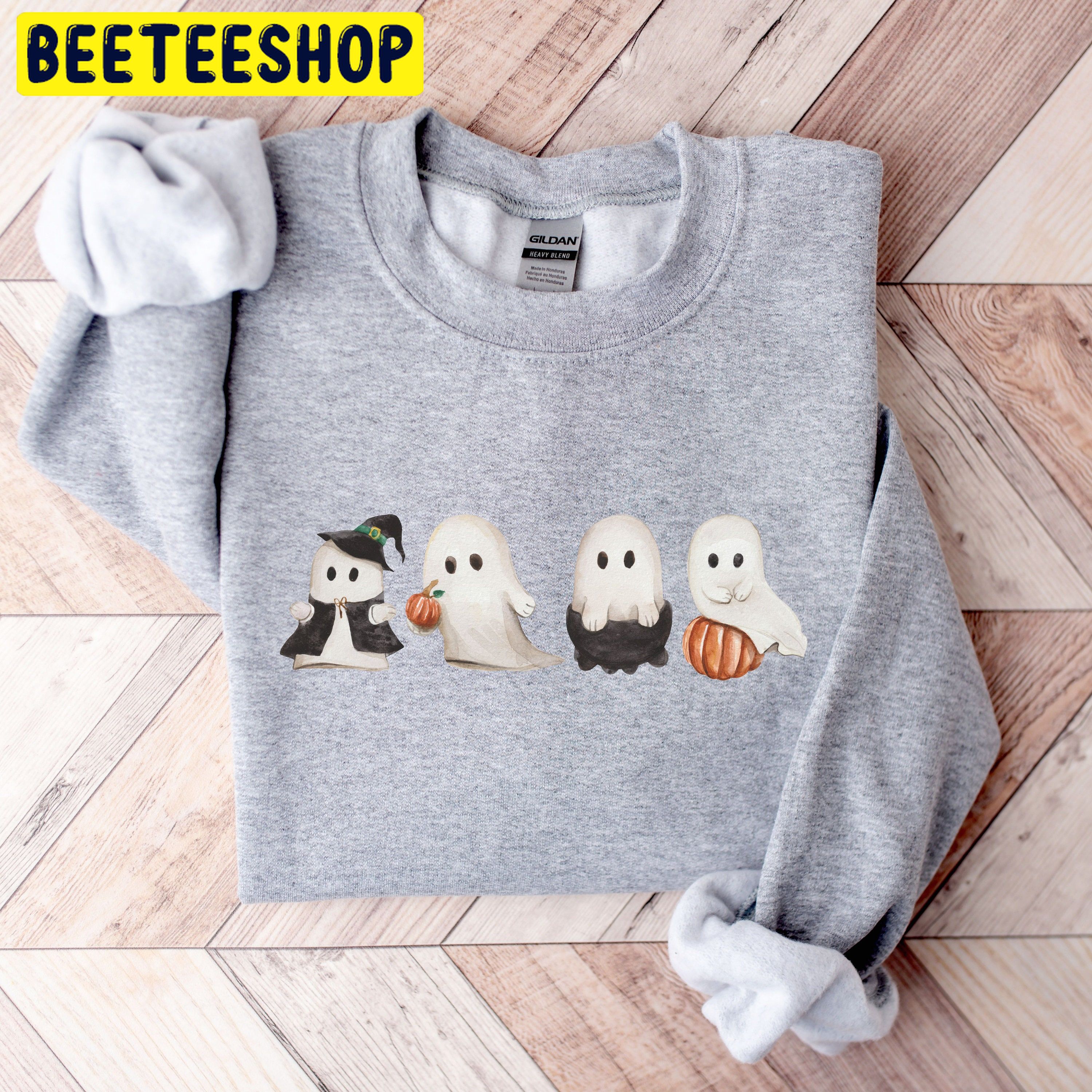 Halloween Cute Ghost Trending Unisex Shirt Halloween Cute Ghost Trending Unisex Shirt