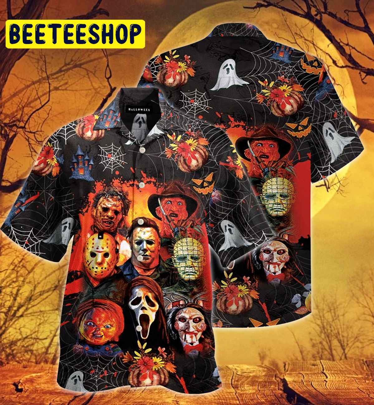 Halloween - Horror Trending Hawaiian Shirt Halloween - Horror Trending Hawaiian Shirt