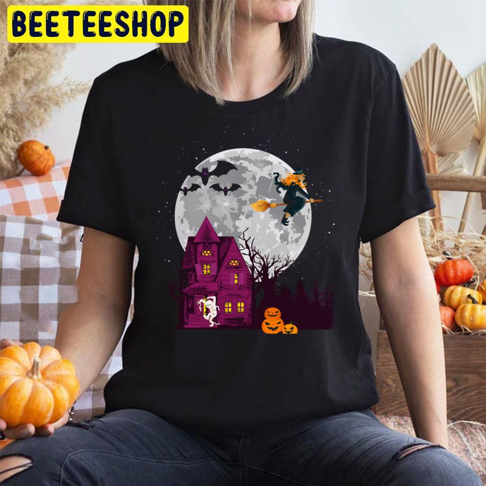 Halloween Ii Zombie Witch Bat And Pumpkin Trending Unisex T-Shirt Halloween Ii Zombie Witch Bat And Pumpkin Trending Unisex T-Shirt