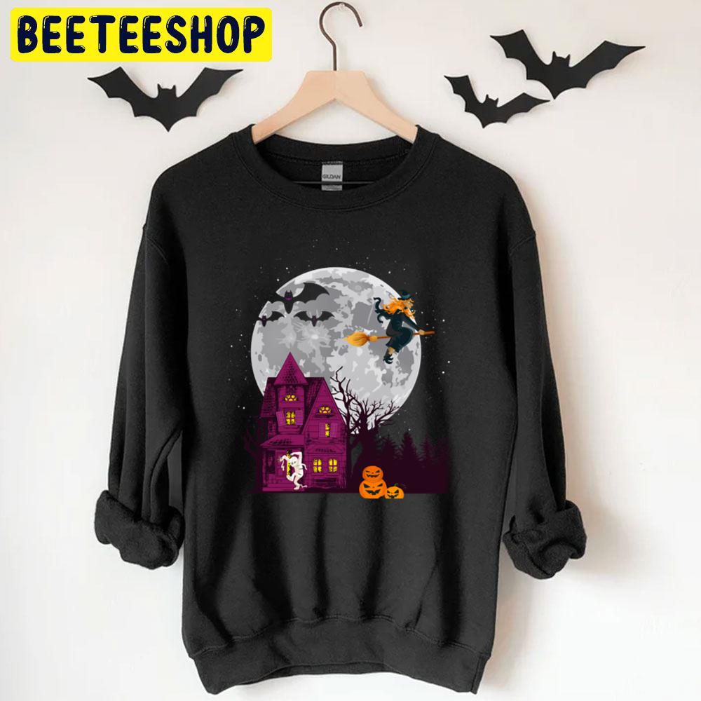 Halloween Ii Zombie Witch Bat And Pumpkin Trending Unisex T-Shirt Halloween Ii Zombie Witch Bat And Pumpkin Trending Unisex T-Shirt