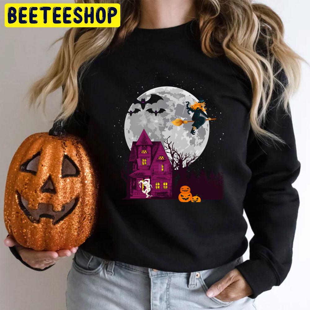 Halloween Ii Zombie Witch Bat And Pumpkin Trending Unisex T-Shirt Halloween Ii Zombie Witch Bat And Pumpkin Trending Unisex T-Shirt