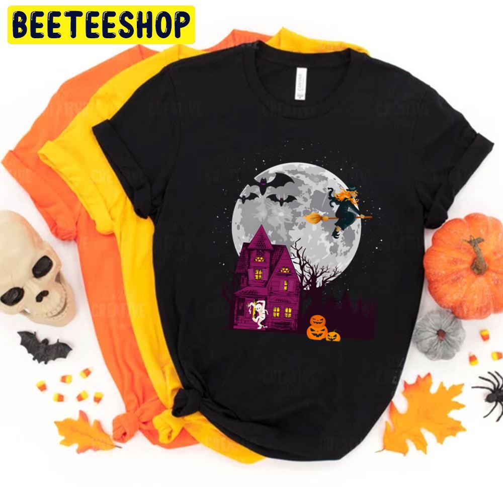 Halloween Ii Zombie Witch Bat And Pumpkin Trending Unisex T-Shirt Halloween Ii Zombie Witch Bat And Pumpkin Trending Unisex T-Shirt